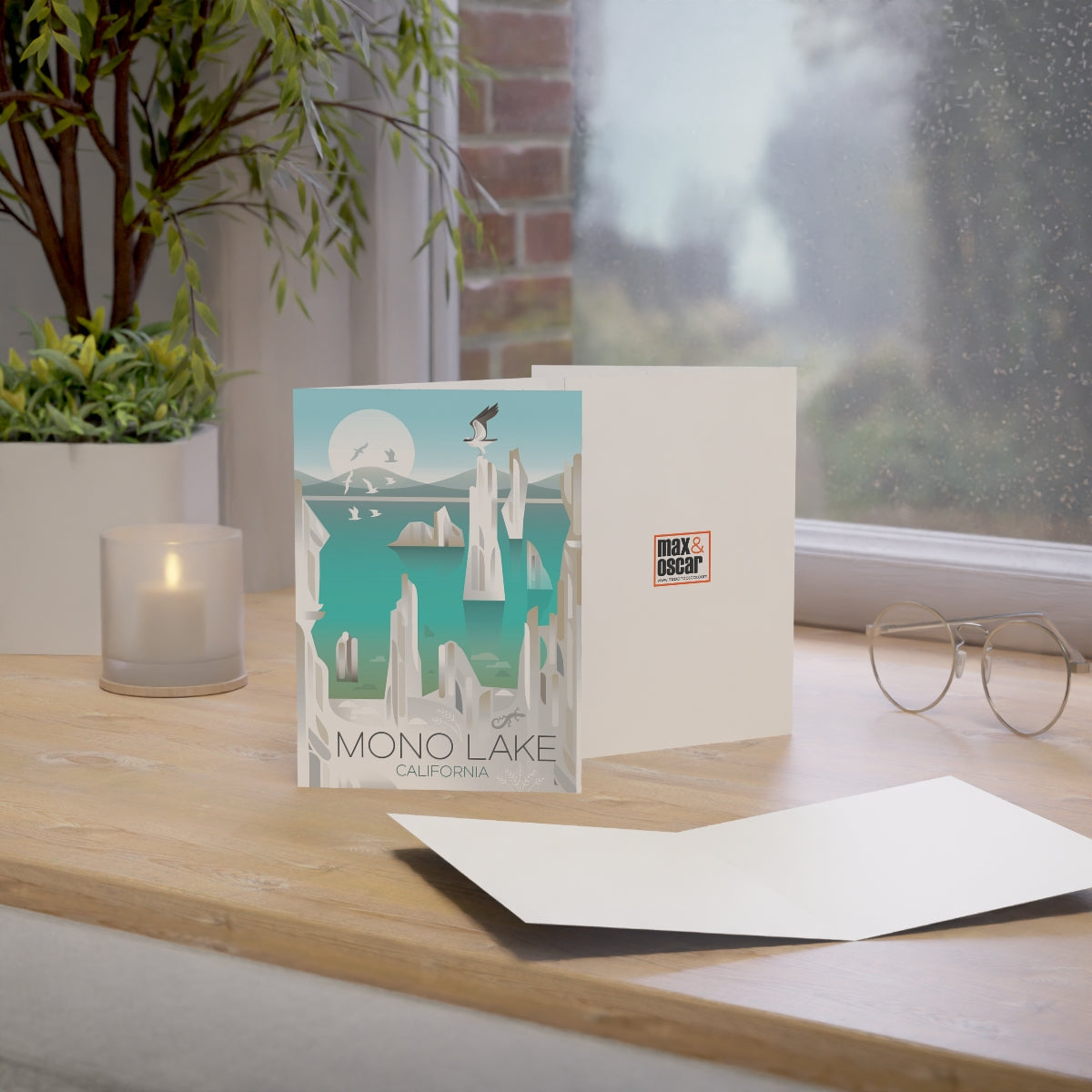 Mono Lake Folded Matte Notecards + Envelopes (10pcs)