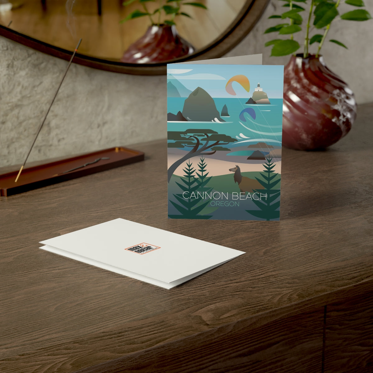 Cannon Beach Folded Matte Notecards + Envelopes (10pcs)