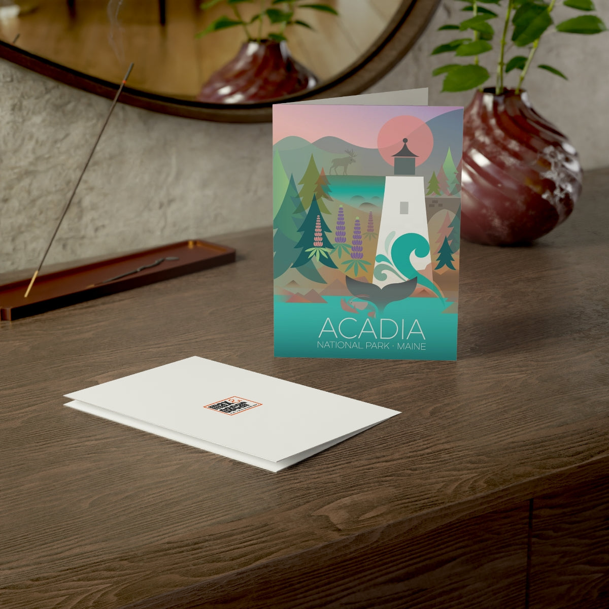 Acadia National Park Folded Matte Notecards + Envelopes (10pcs)