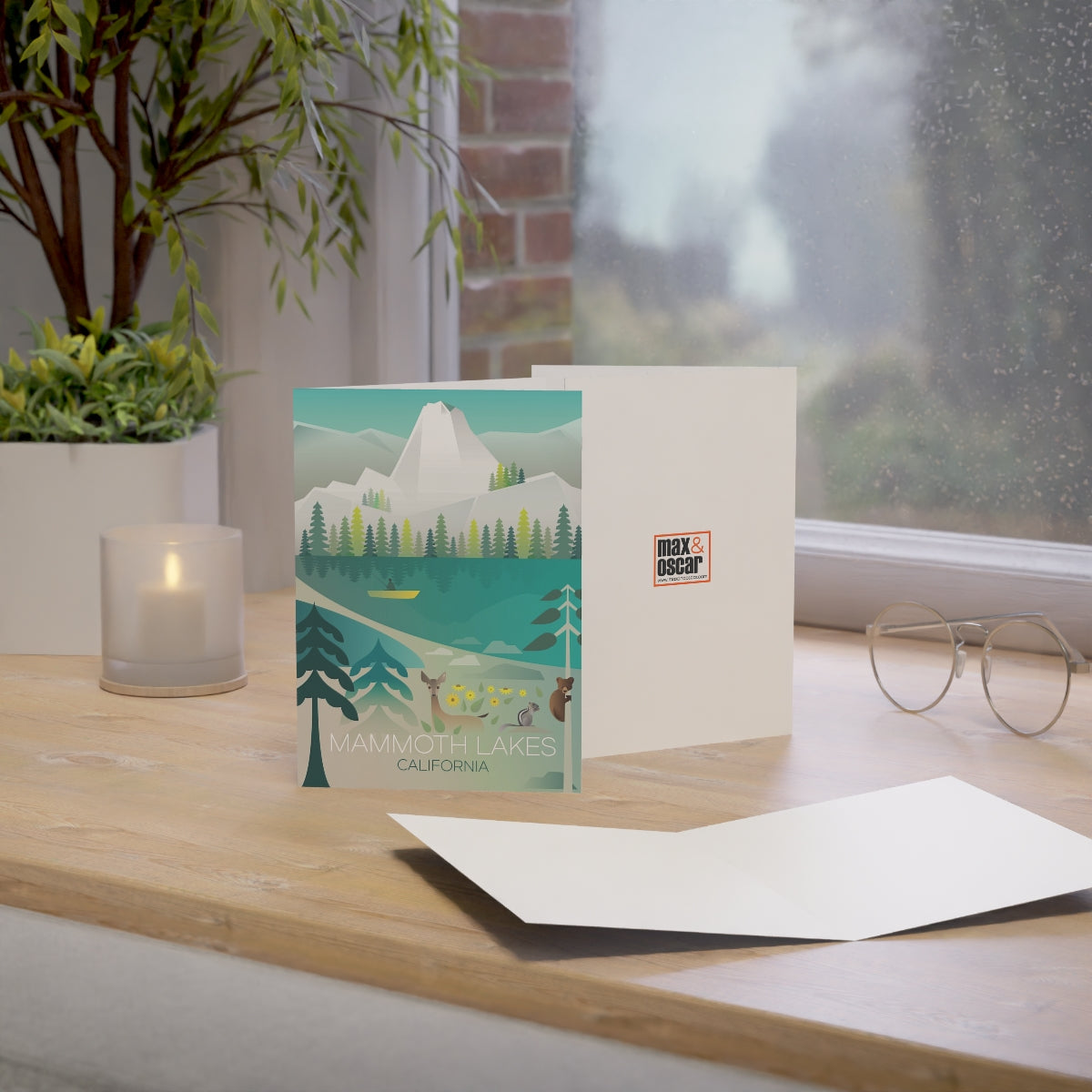 Mammoth Lakes Folded Matte Notecards + Envelopes (10pcs)