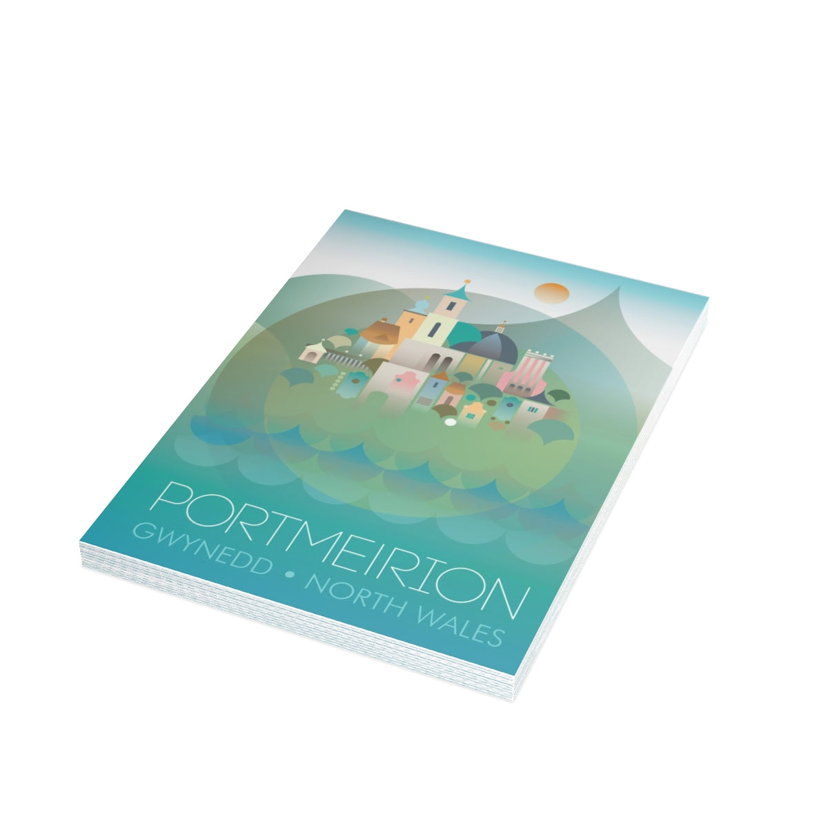 Portmeirion Folded Matte Notecards + Envelopes (10pcs)