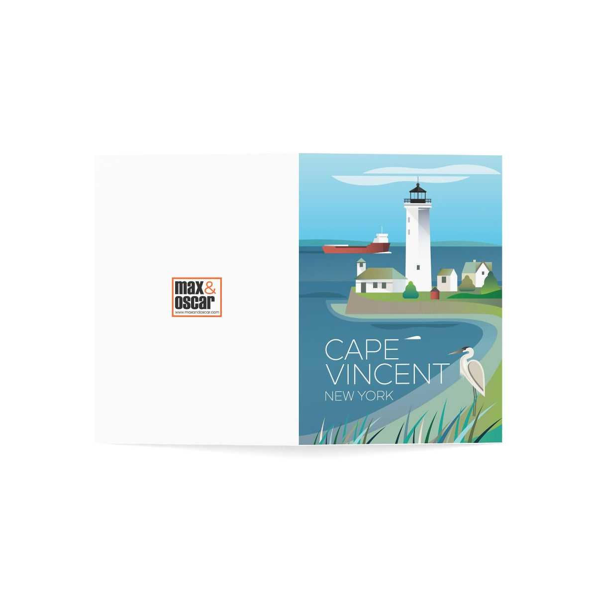 Cape Vincent Folded Matte Notecards + Envelopes (10pcs)