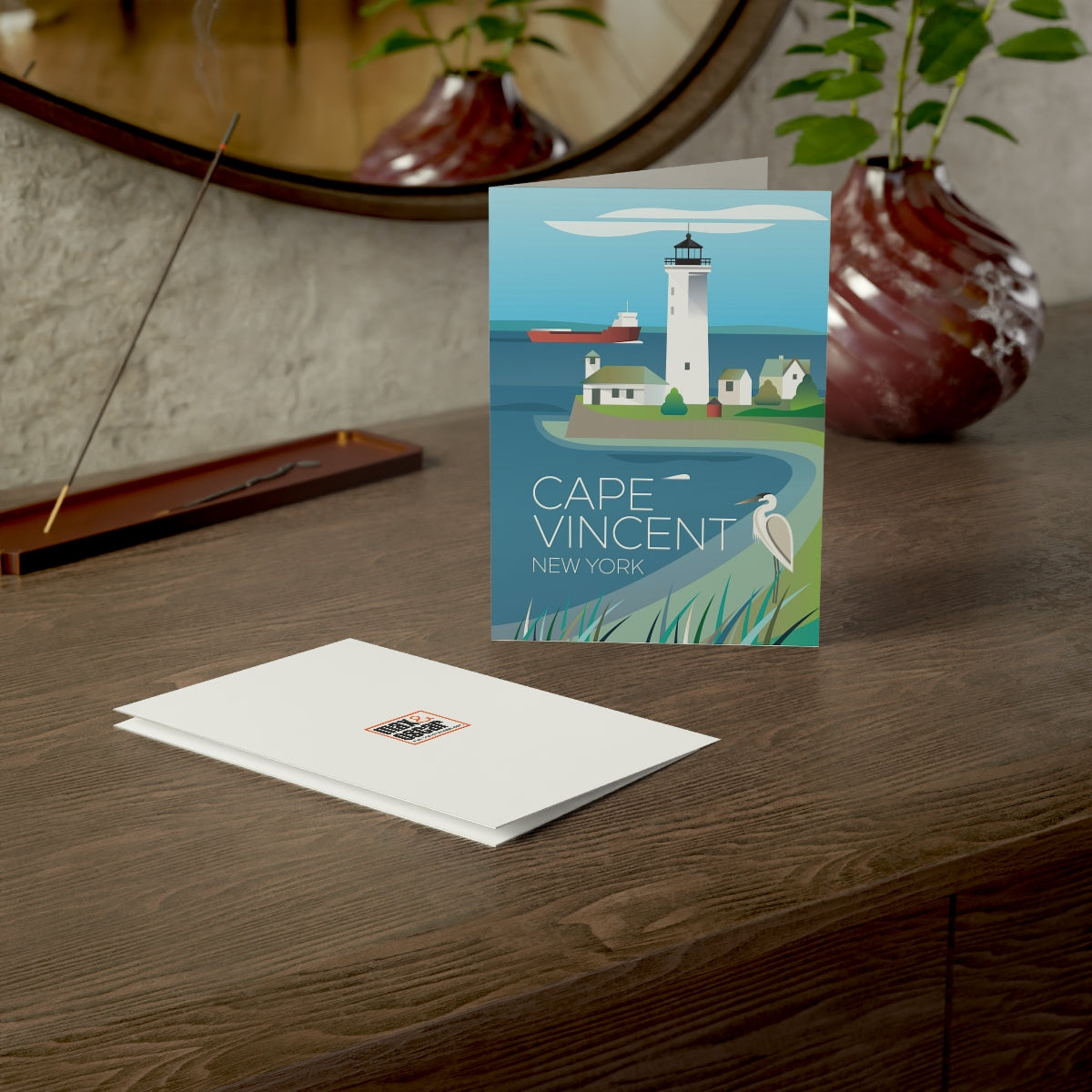 Cape Vincent Folded Matte Notecards + Envelopes (10pcs)