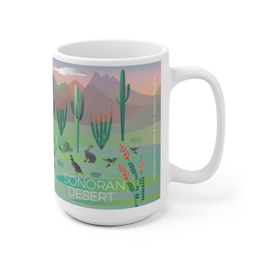 SONORAN DESERT 11 OZ OR 15 OZ CERAMIC MUG