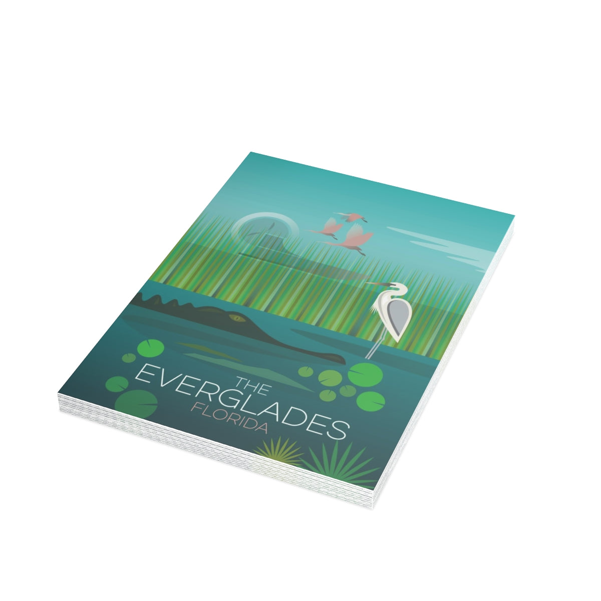 Everglades National Park Folded Matte Notecards + Envelopes (10pcs)