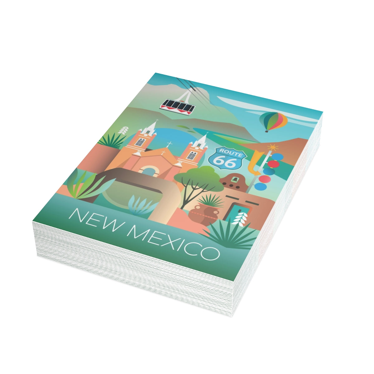 New Mexico Folded Matte Notecards + Envelopes (10pcs)