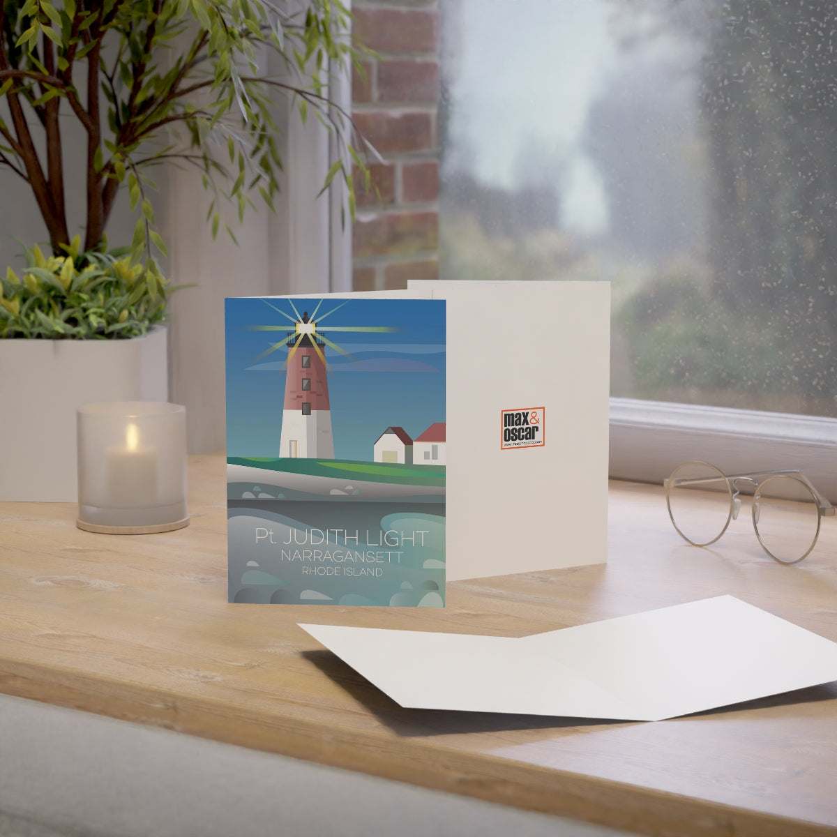 Pt. Judith Folded Matte Notecards + Envelopes (10pcs)