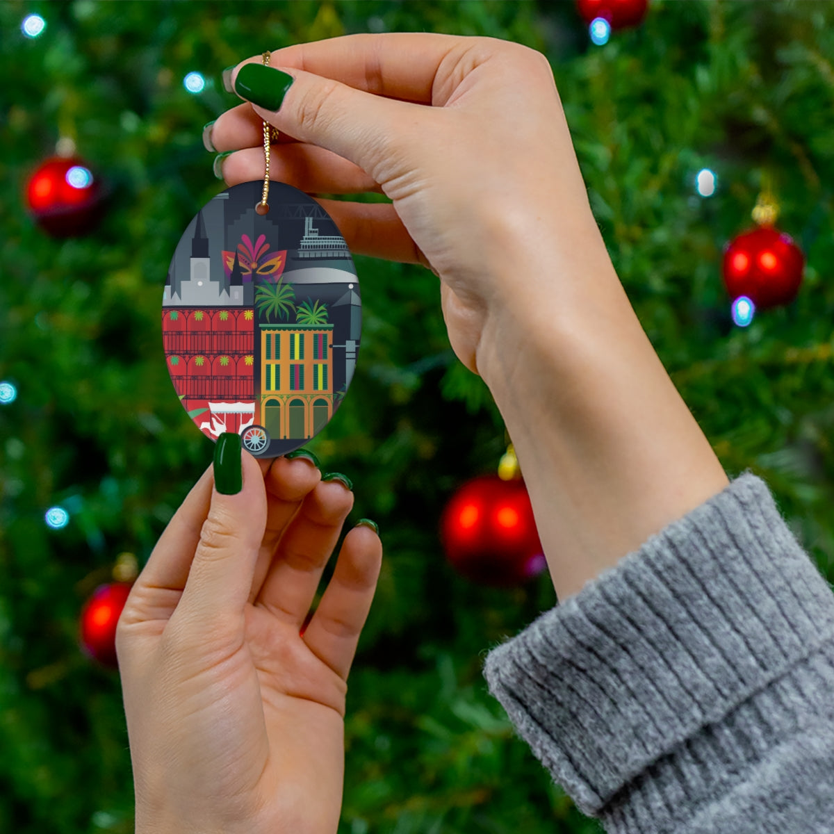 New Orleans Ceramic Ornament