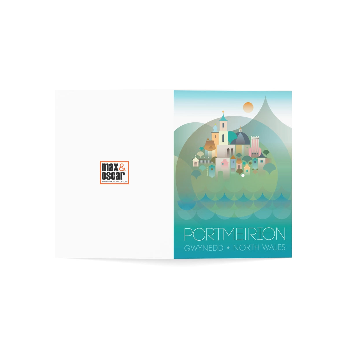 Portmeirion Folded Matte Notecards + Envelopes (10pcs)