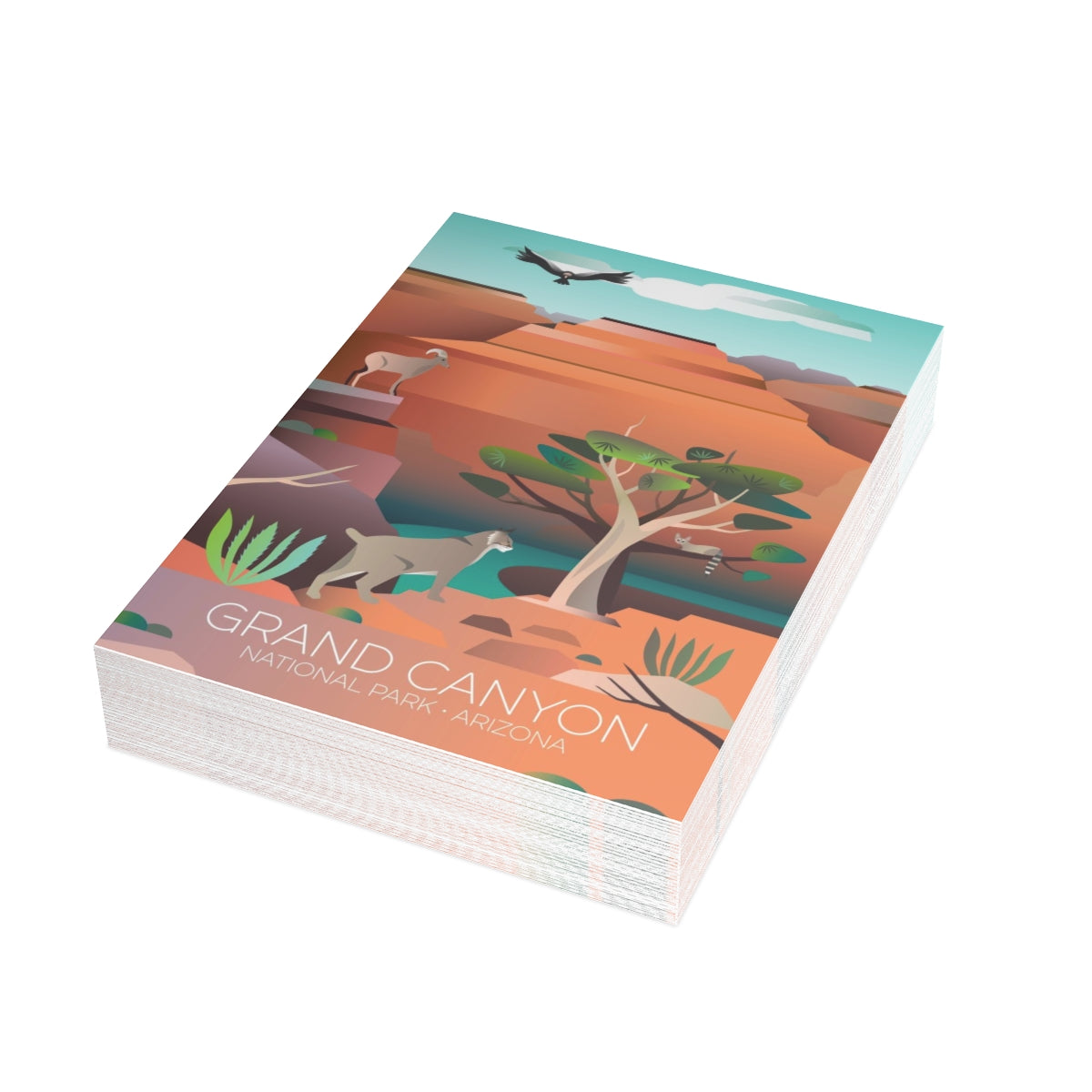 Grand Canyon National Park Folded Matte Notecards + Envelopes (10pcs)