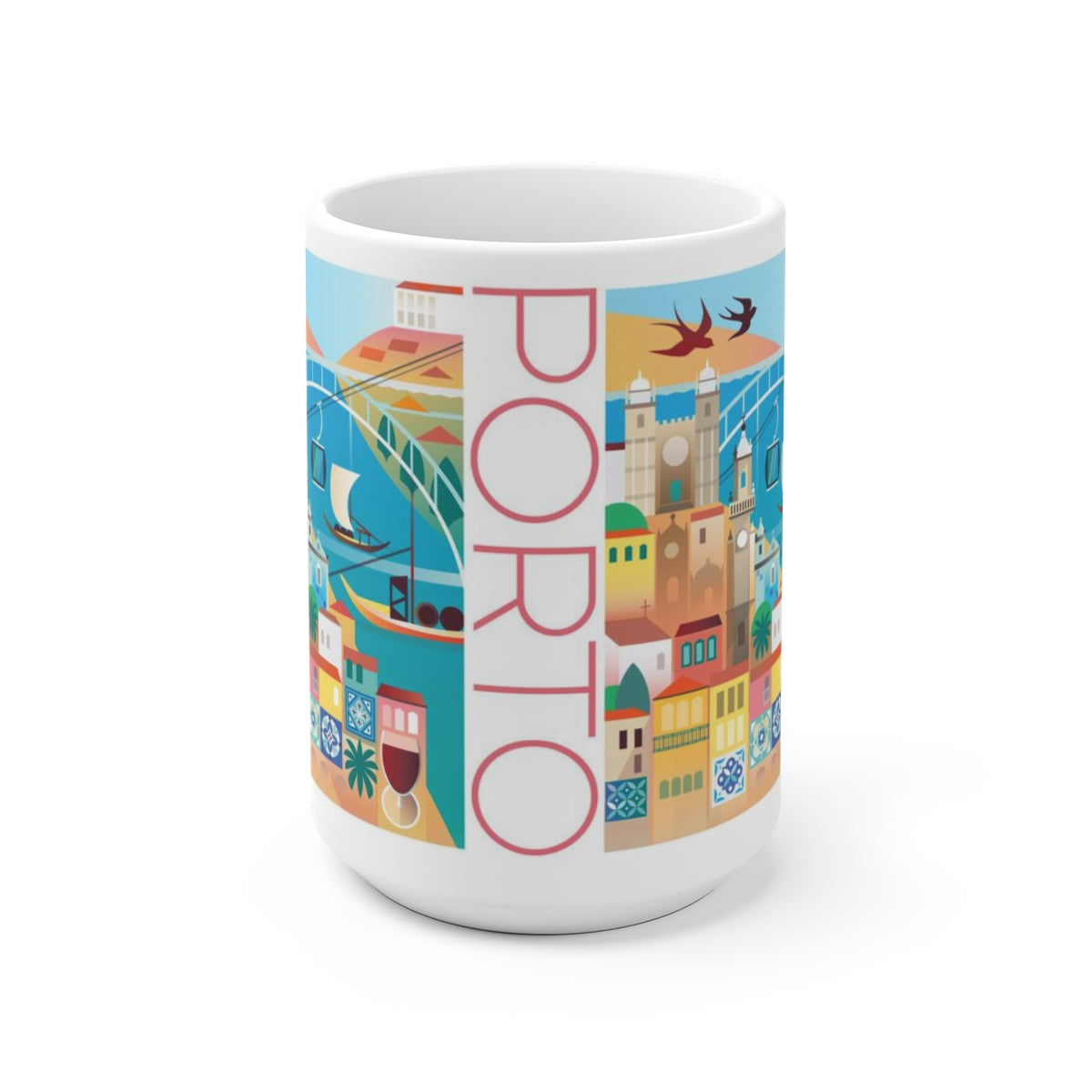 PORTO 11 OZ ODER 15 OZ KERAMIKBECHER
