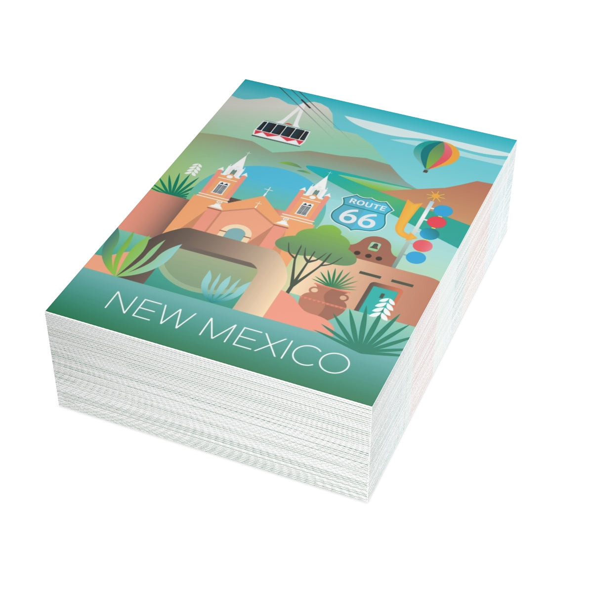 New Mexico Folded Matte Notecards + Envelopes (10pcs)