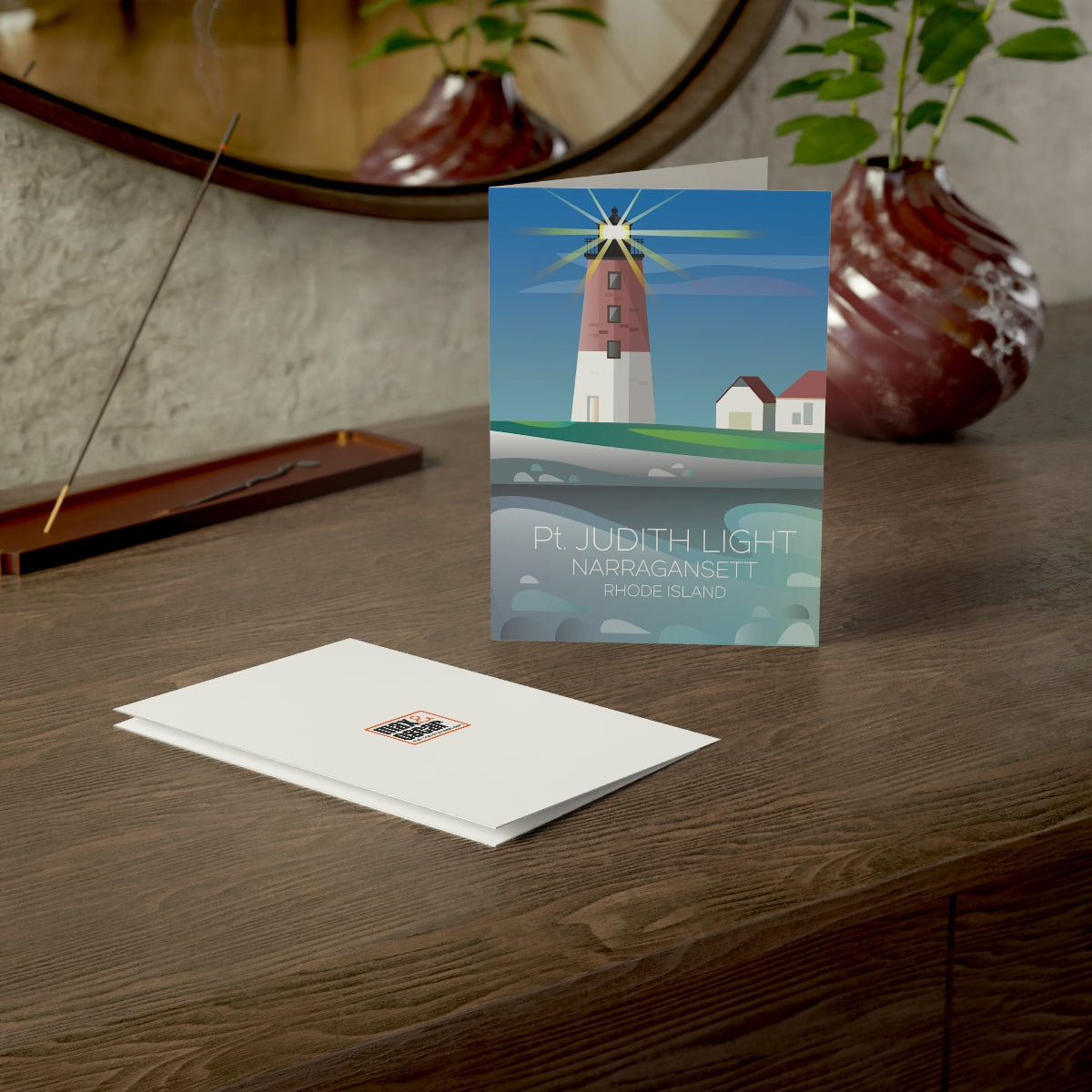 Pt. Judith Folded Matte Notecards + Envelopes (10pcs)