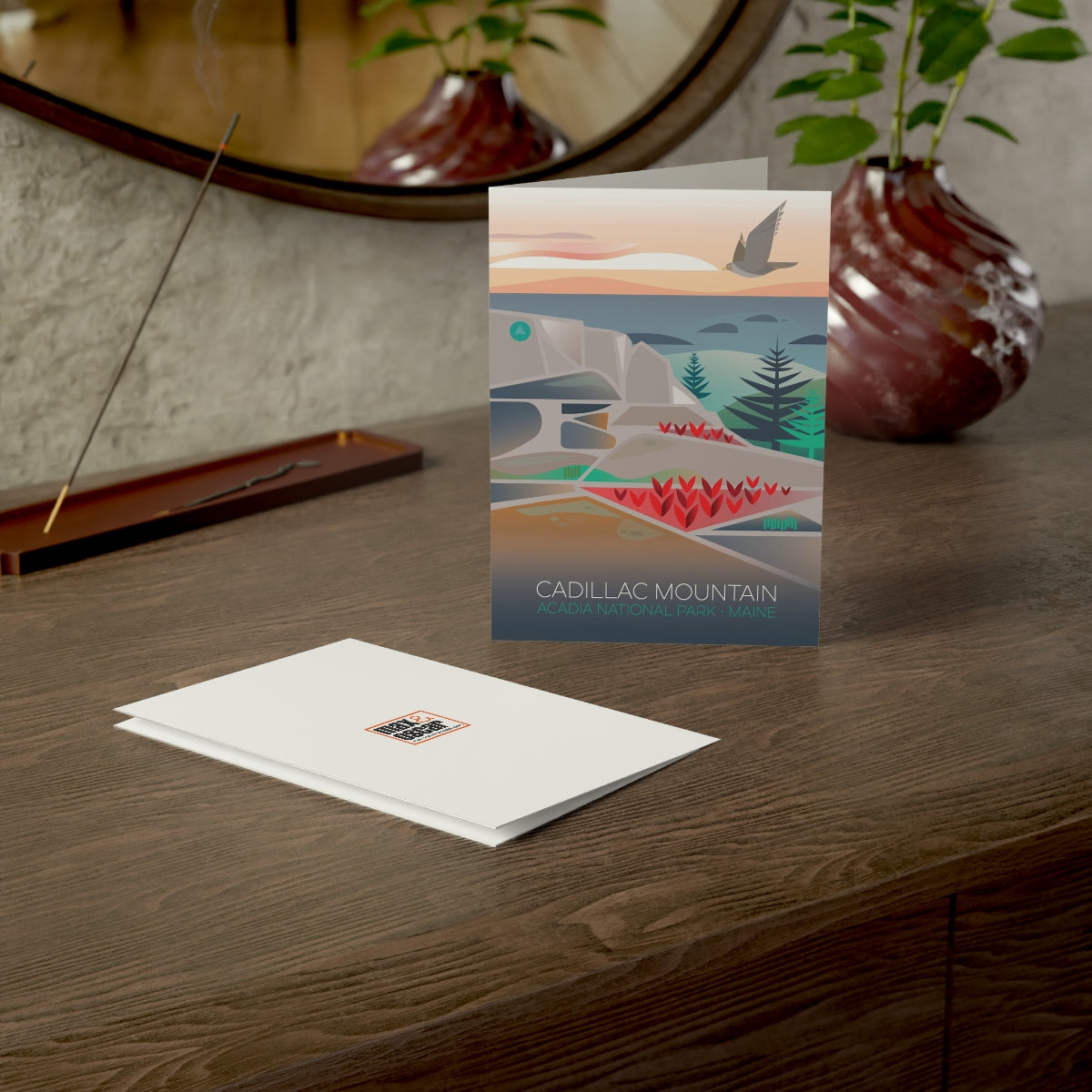Acadia National Park, Cadillac Mountain Folded Matte Notecards + Envelopes (10pcs)