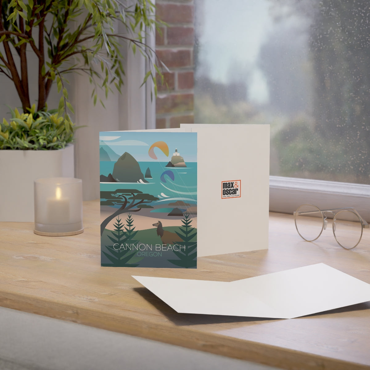 Cannon Beach Folded Matte Notecards + Envelopes (10pcs)