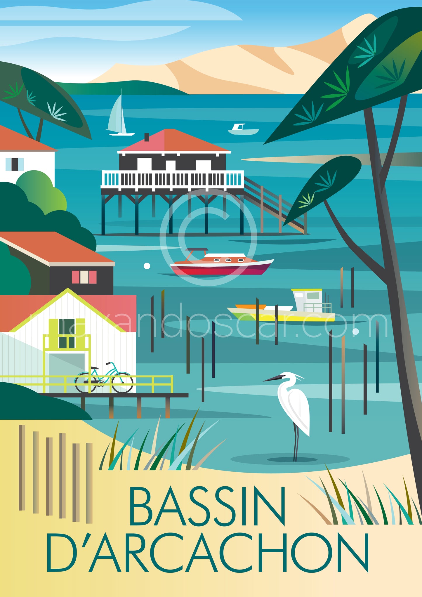 BASSIN D'ARCACHON PRINT