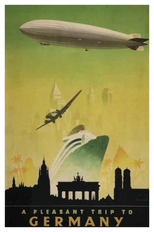 A PLEASANT TRIP TO GERMANY POSTAL CARD