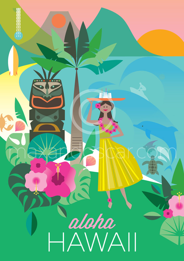 HAWAII ALOHA JIGSAW PUZZLE