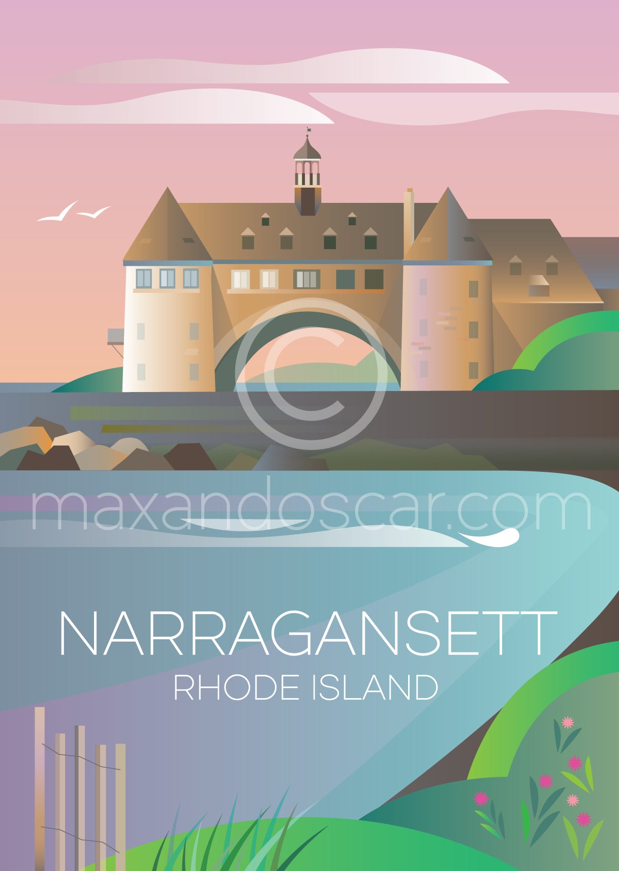 NARRAGANSETT POSTCARD