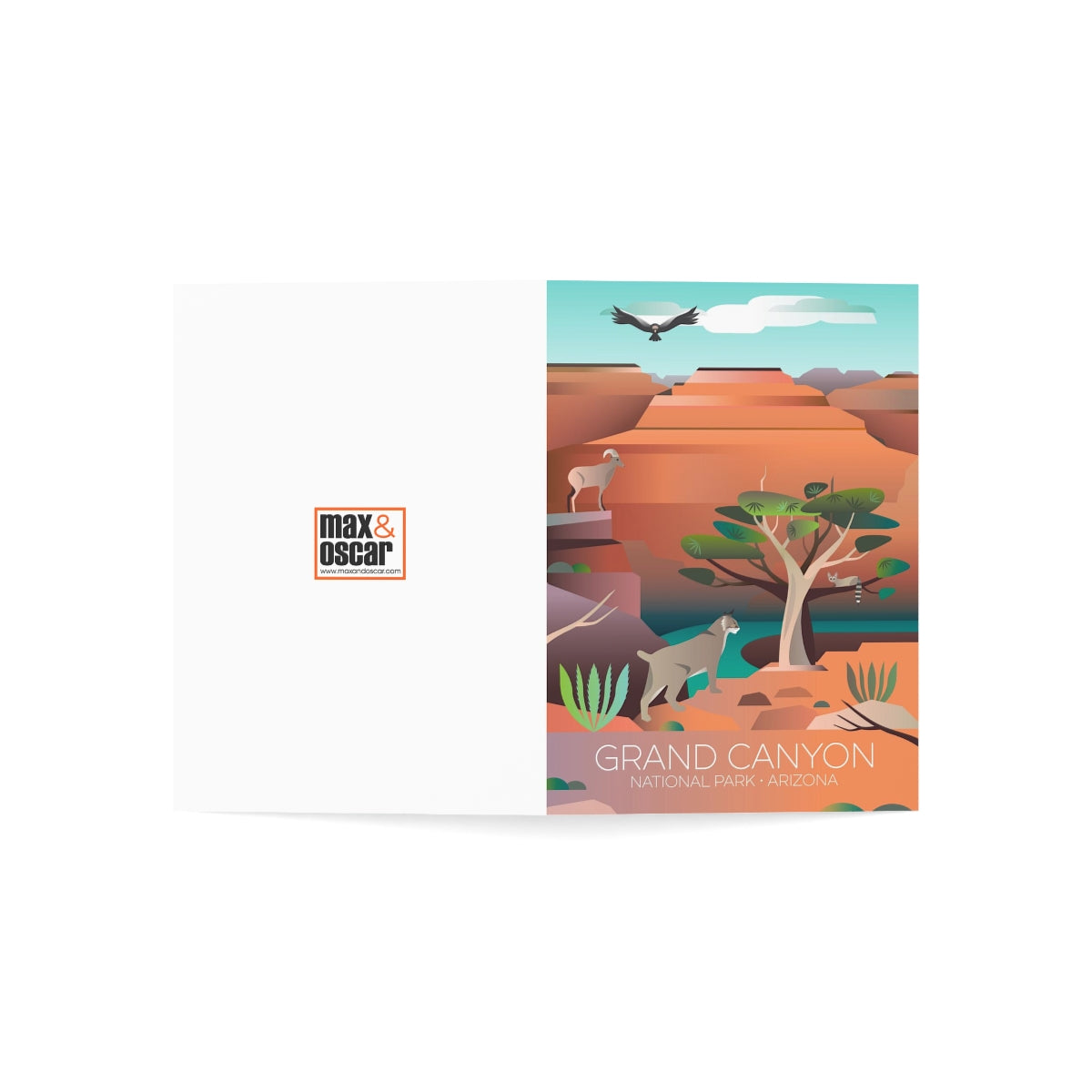 Grand Canyon National Park Folded Matte Notecards + Envelopes (10pcs)