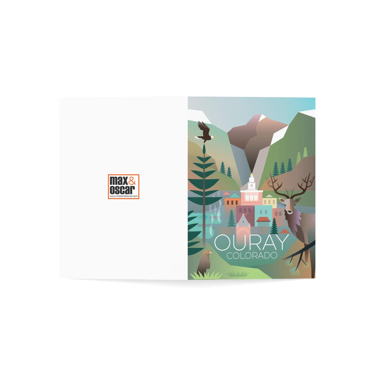 Ouray Folded Matte Notecards + Envelopes (10pcs)