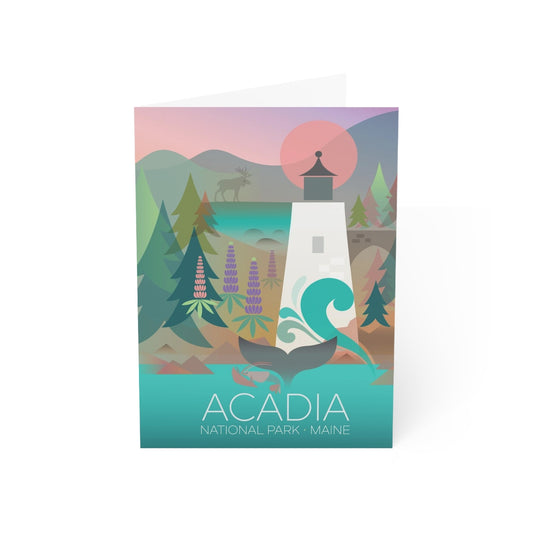 Acadia National Park Folded Matte Notecards + Envelopes (10pcs)
