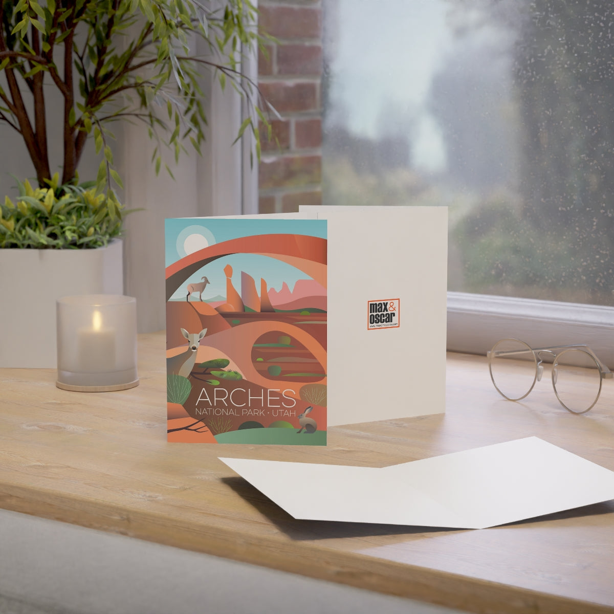 Arches National Park Folded Matte Notecards + Envelopes (10pcs)