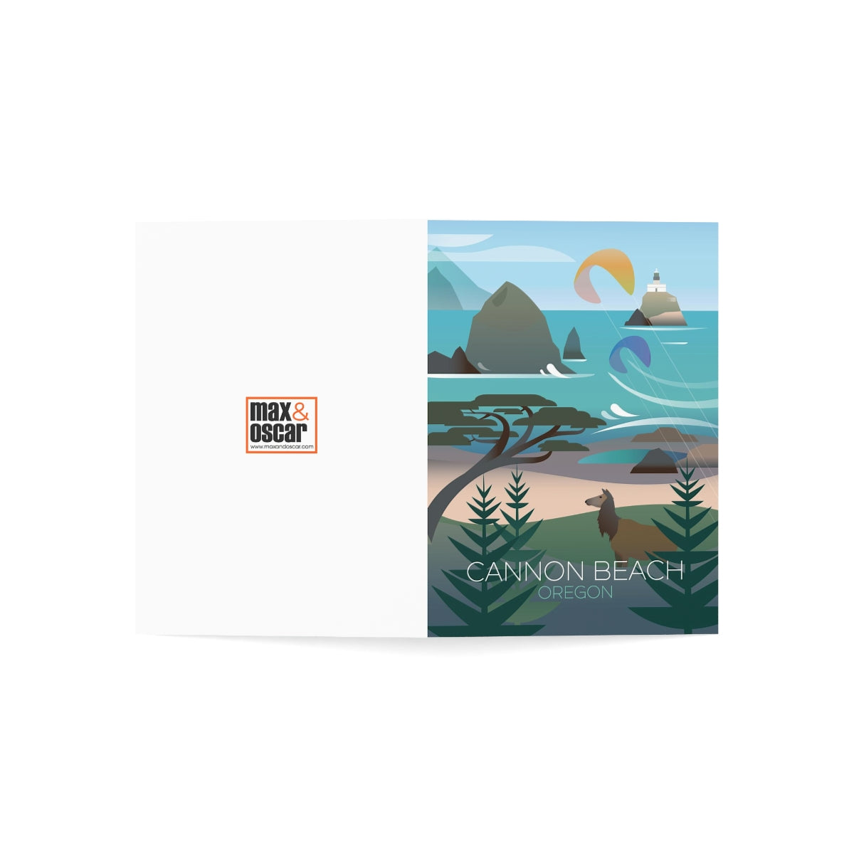 Cannon Beach Folded Matte Notecards + Envelopes (10pcs)