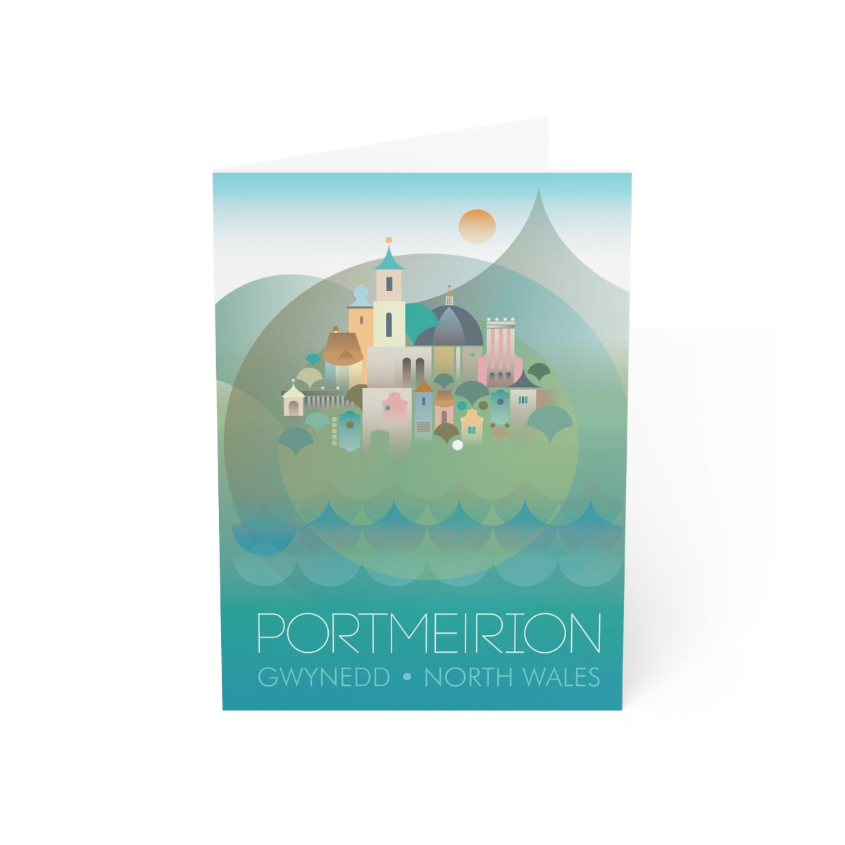 Portmeirion Folded Matte Notecards + Envelopes (10pcs)
