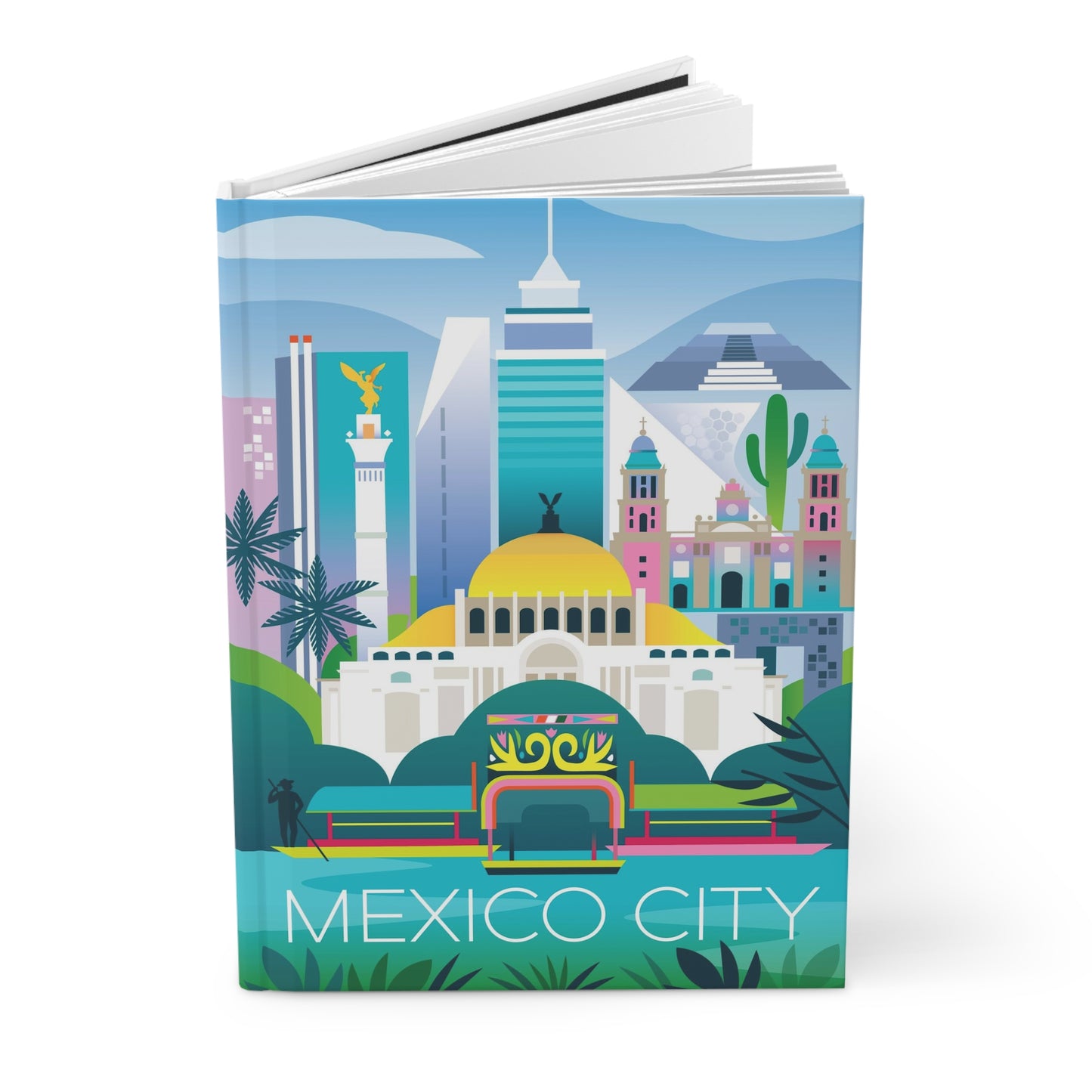 Mexiko-Stadt Hardcover-Tagebuch