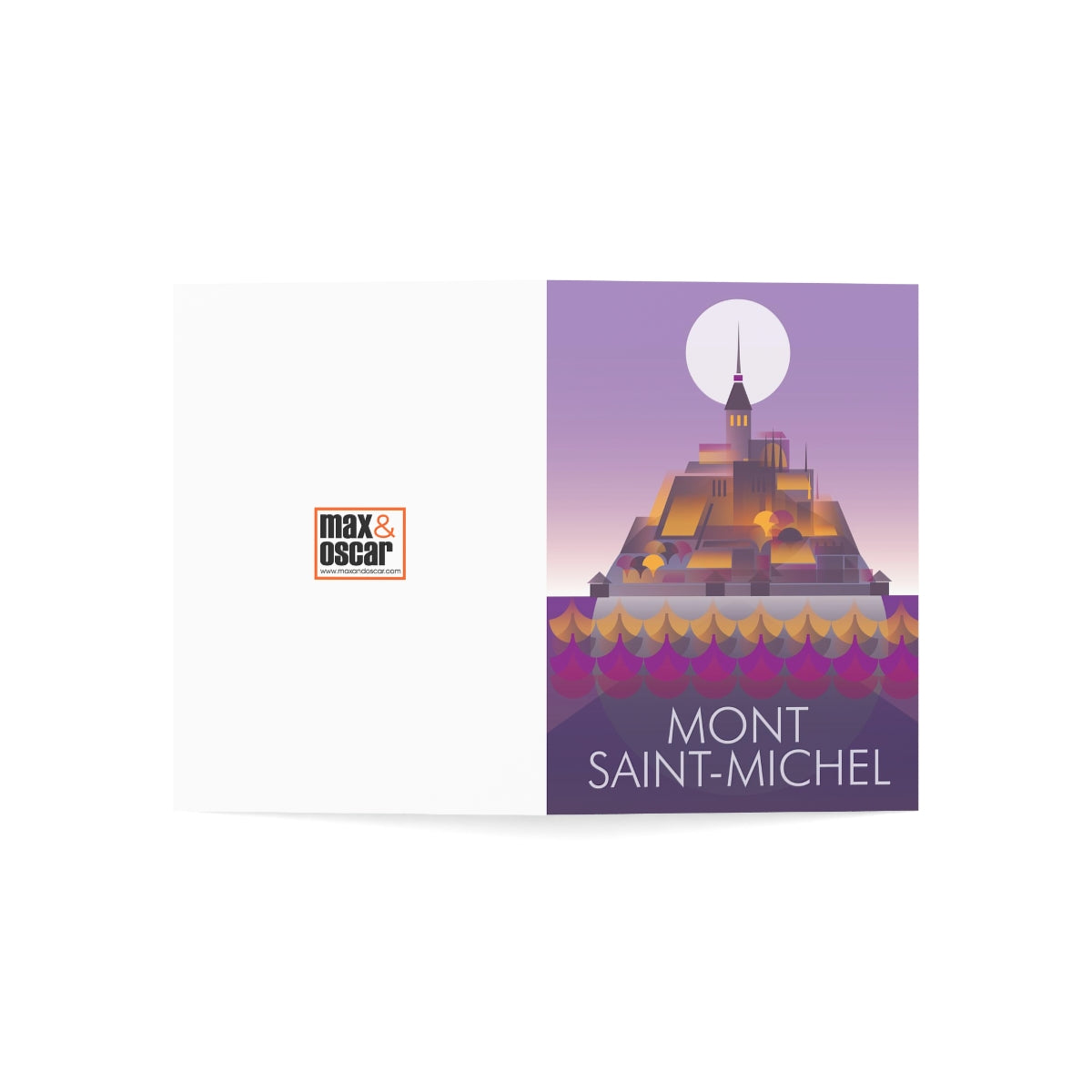 Mont Saint-Michel Folded Notecards + Envelopes (10pcs)