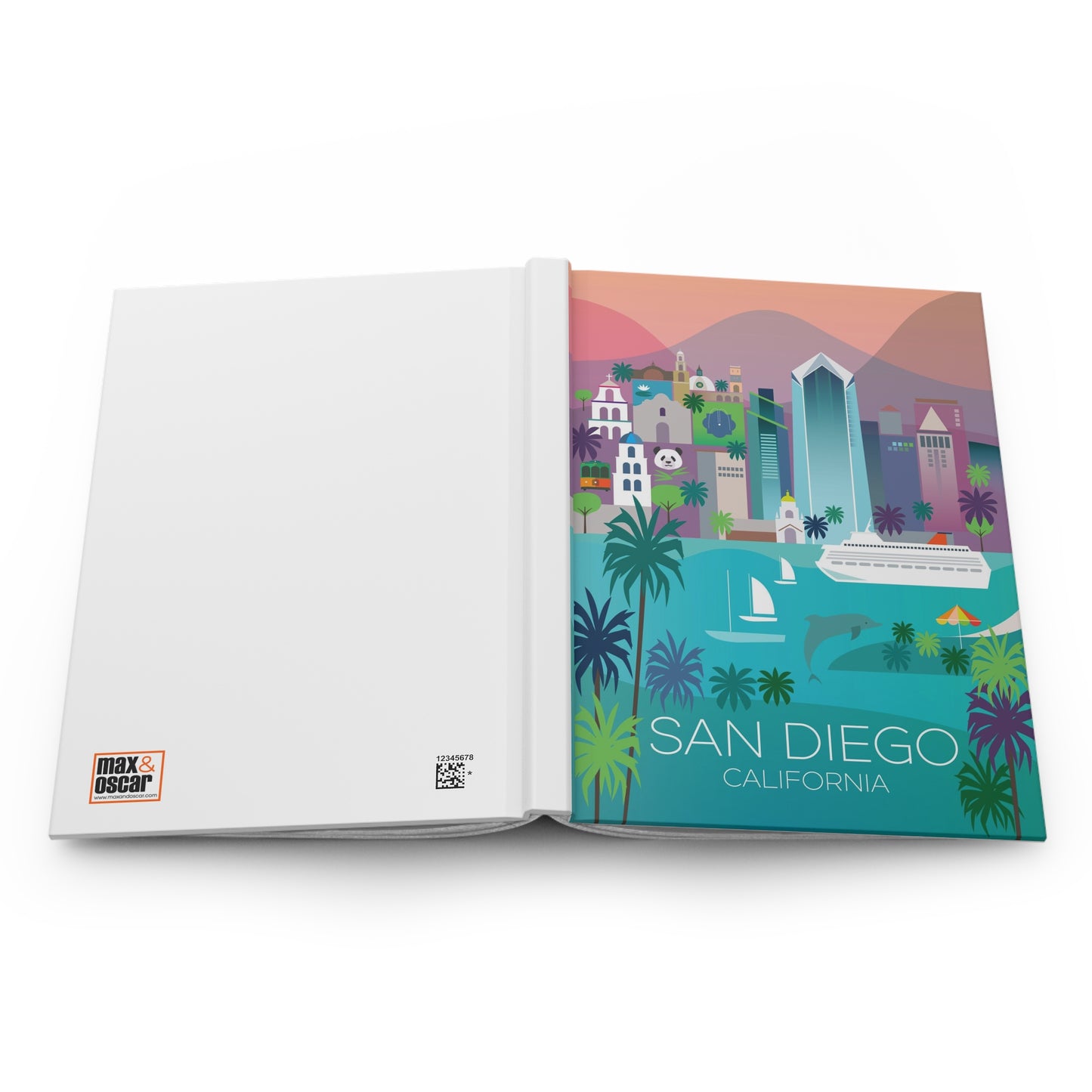 San Diego Carnet cartonné