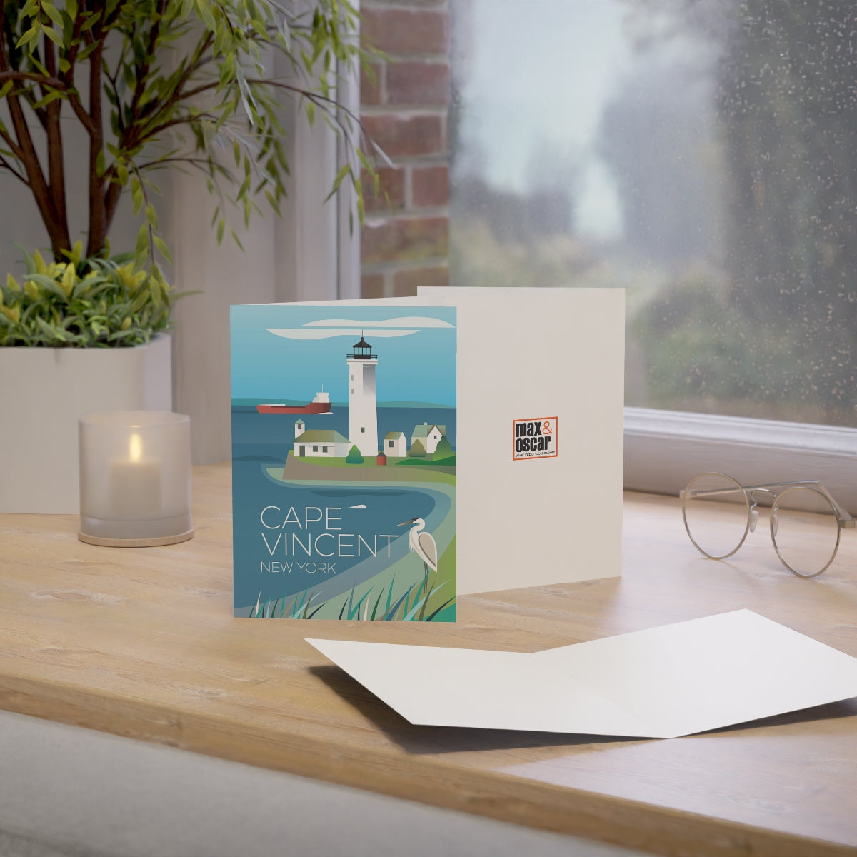 Cape Vincent Folded Matte Notecards + Envelopes (10pcs)