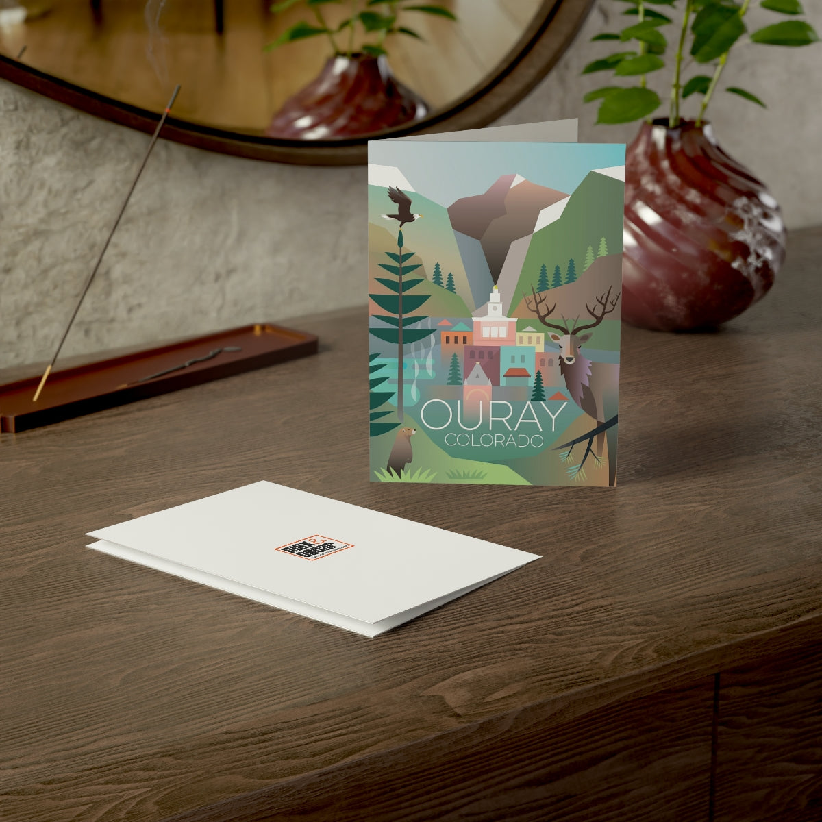 Ouray Folded Matte Notecards + Envelopes (10pcs)