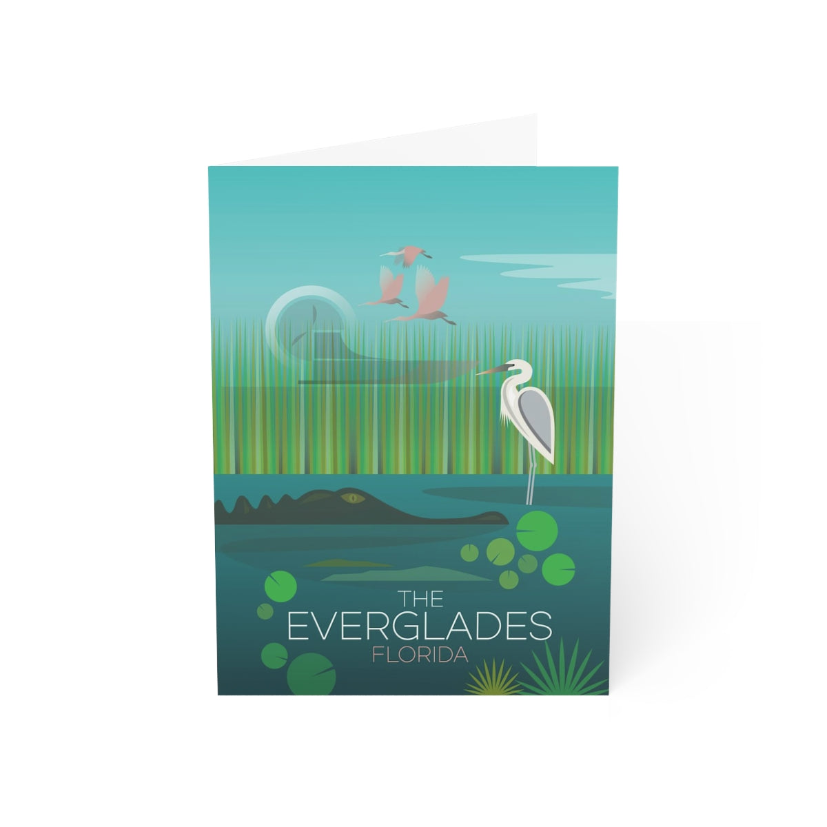 Everglades National Park Folded Matte Notecards + Envelopes (10pcs)