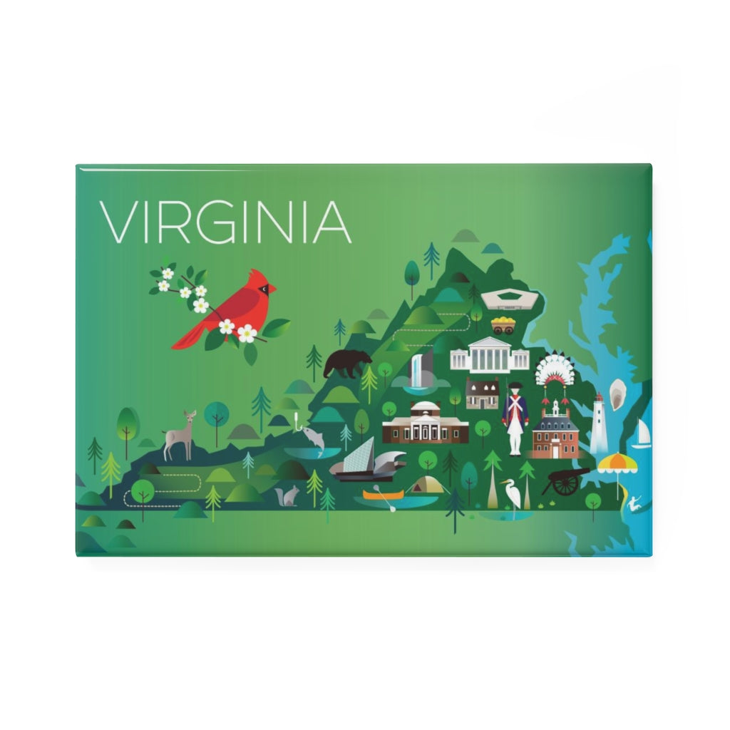 VIRGINIA REFRIGERATOR MAGNET