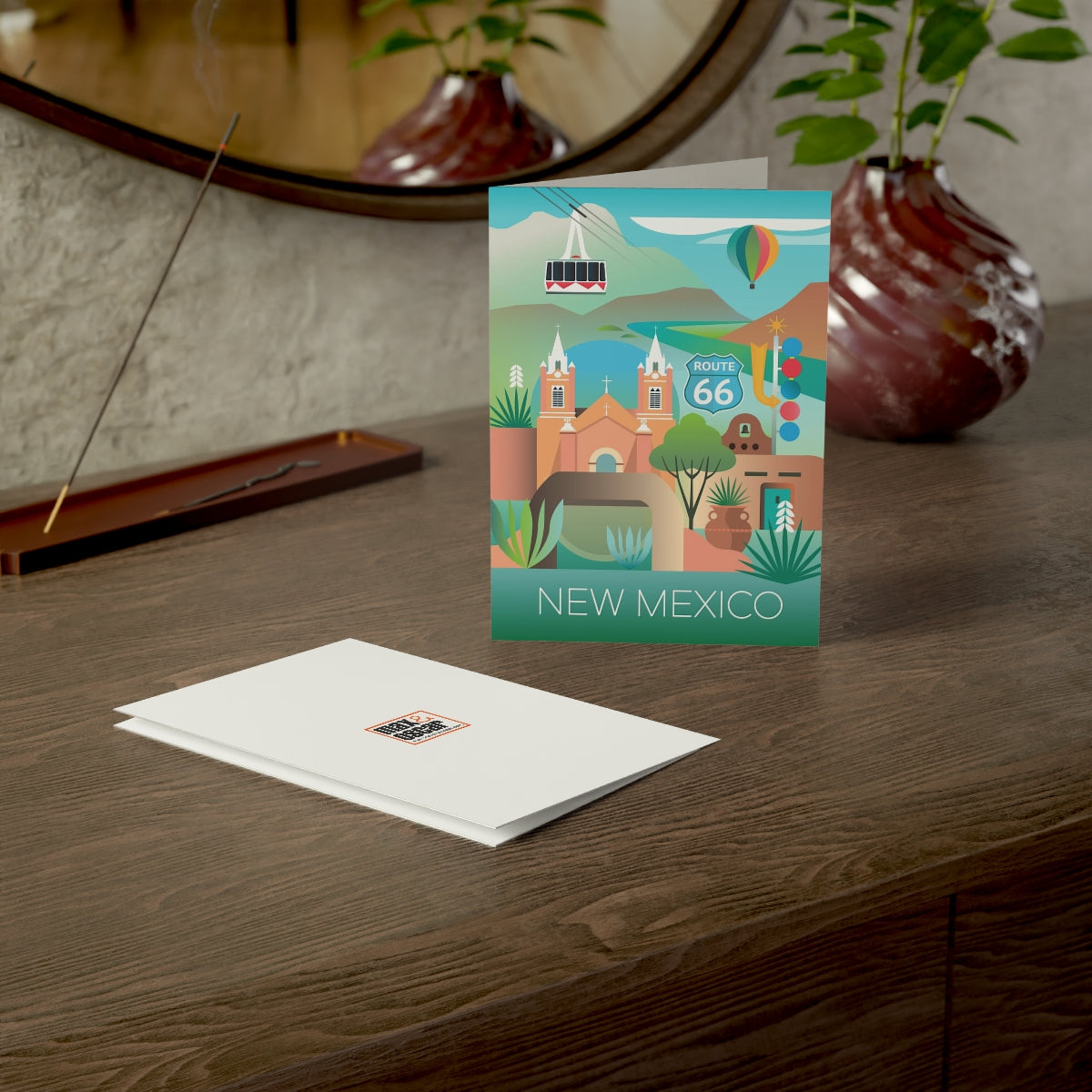 New Mexico Folded Matte Notecards + Envelopes (10pcs)