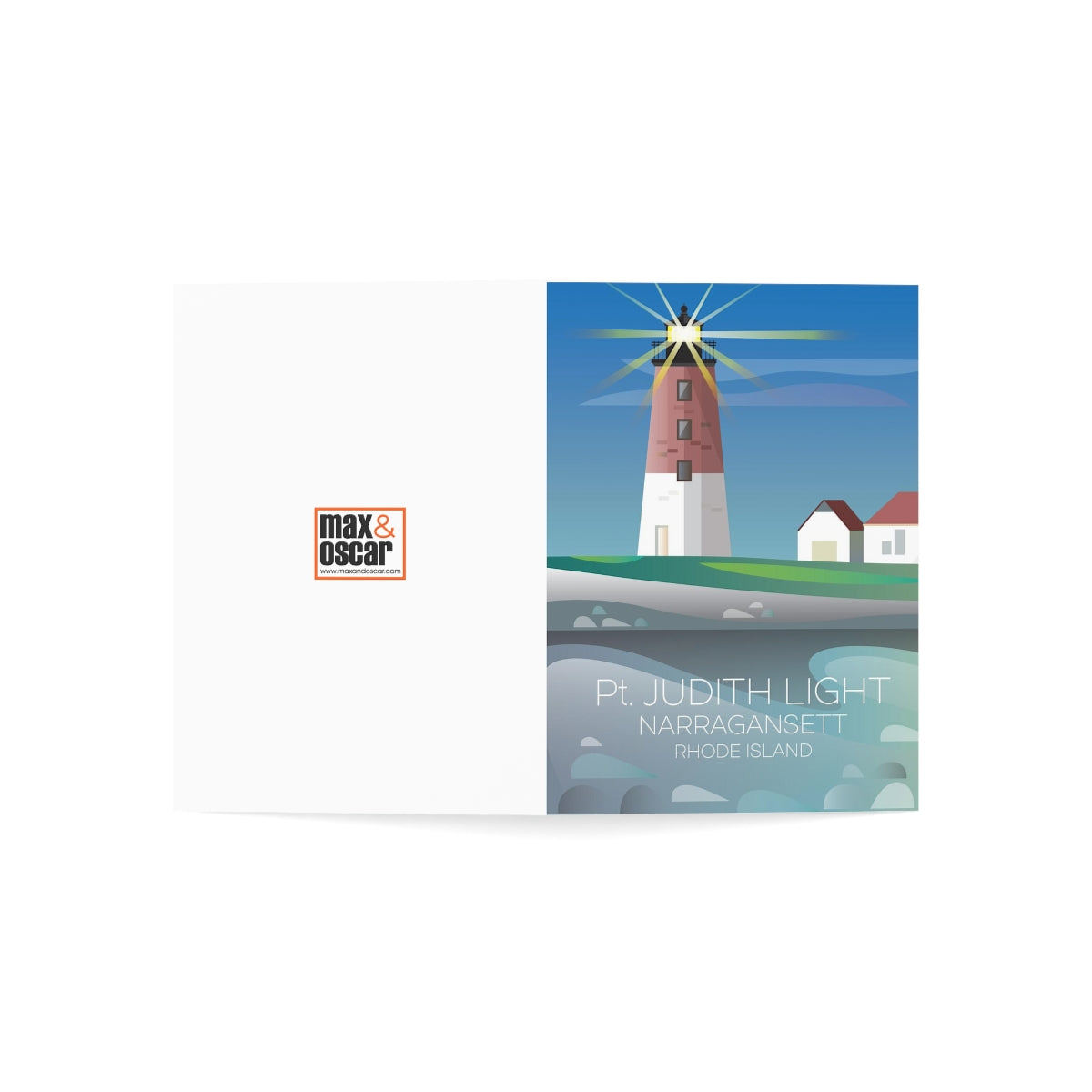 Pt. Judith Folded Matte Notecards + Envelopes (10pcs)