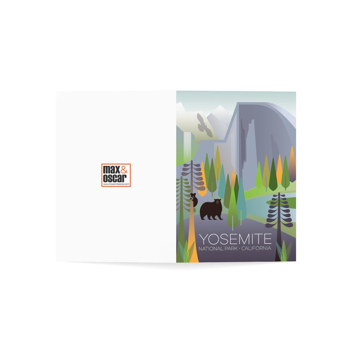 Yosemite National Park Folded Matte Notecards + Envelopes (10pcs)