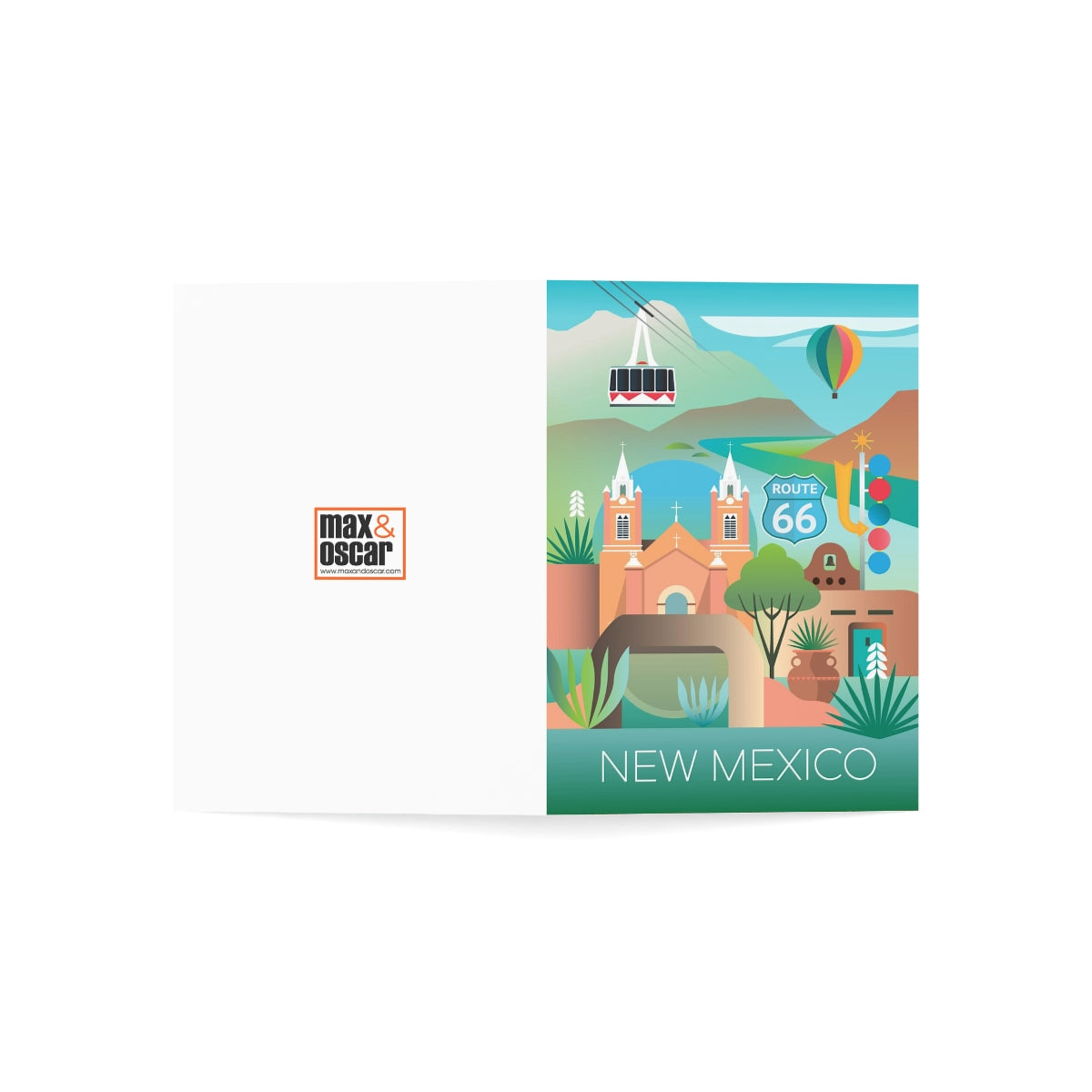 New Mexico Folded Matte Notecards + Envelopes (10pcs)