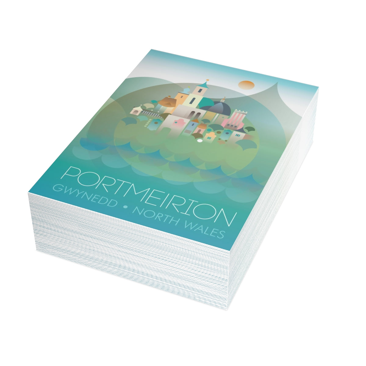 Portmeirion Folded Matte Notecards + Envelopes (10pcs)