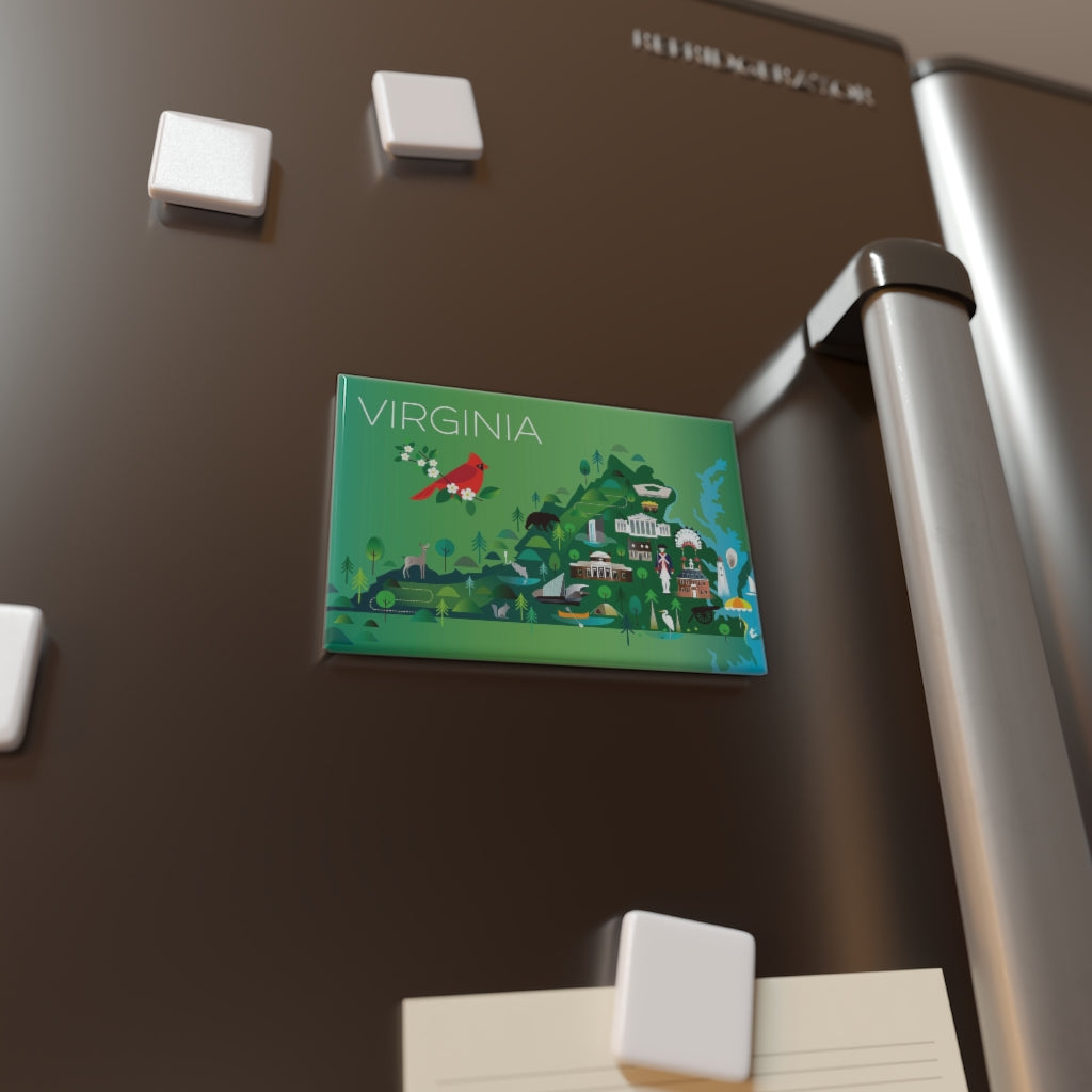 VIRGINIA REFRIGERATOR MAGNET