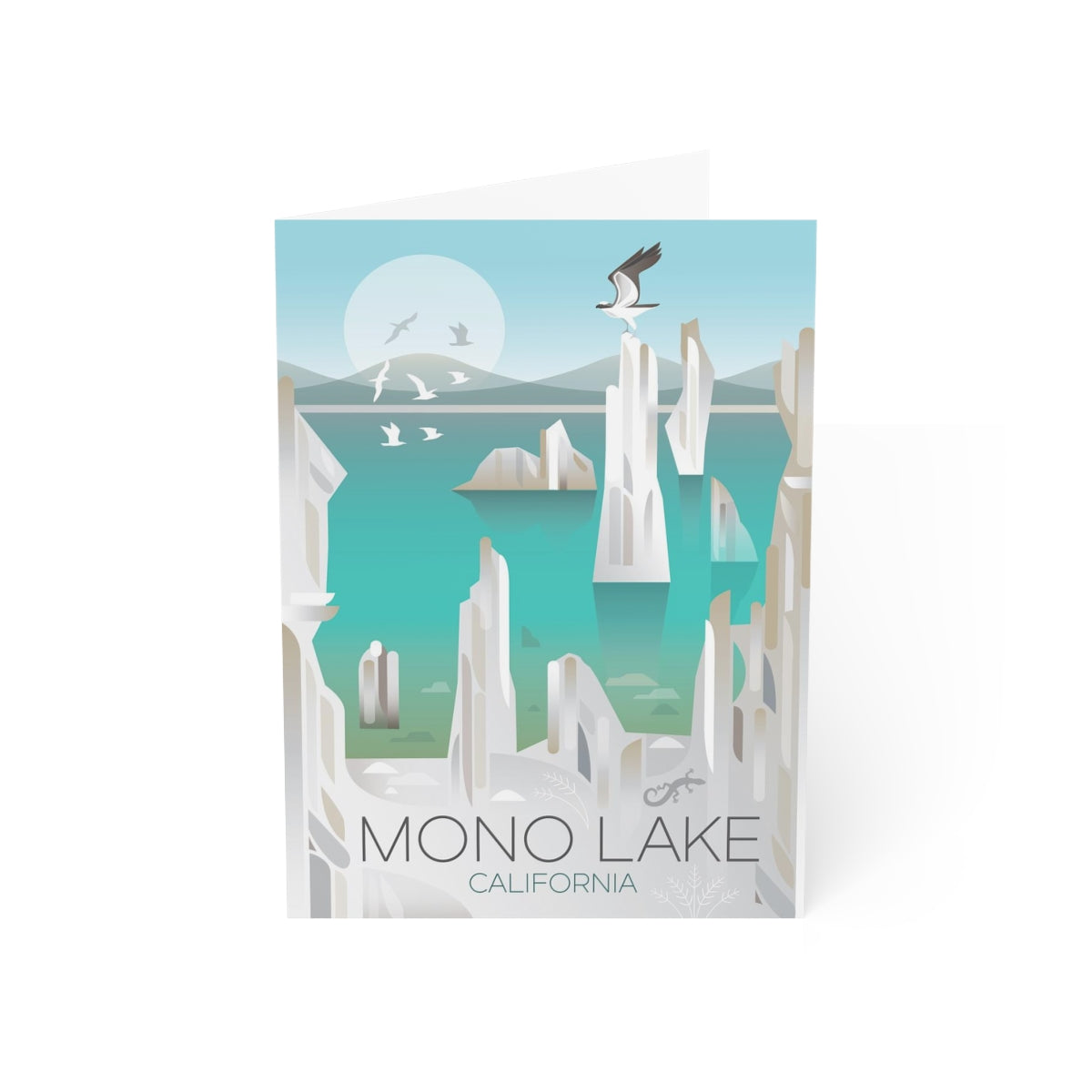 Mono Lake Folded Matte Notecards + Envelopes (10pcs)