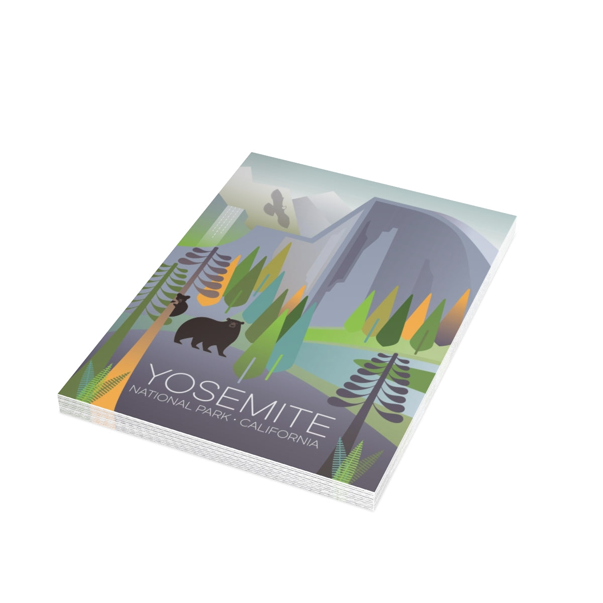 Yosemite National Park Folded Matte Notecards + Envelopes (10pcs)