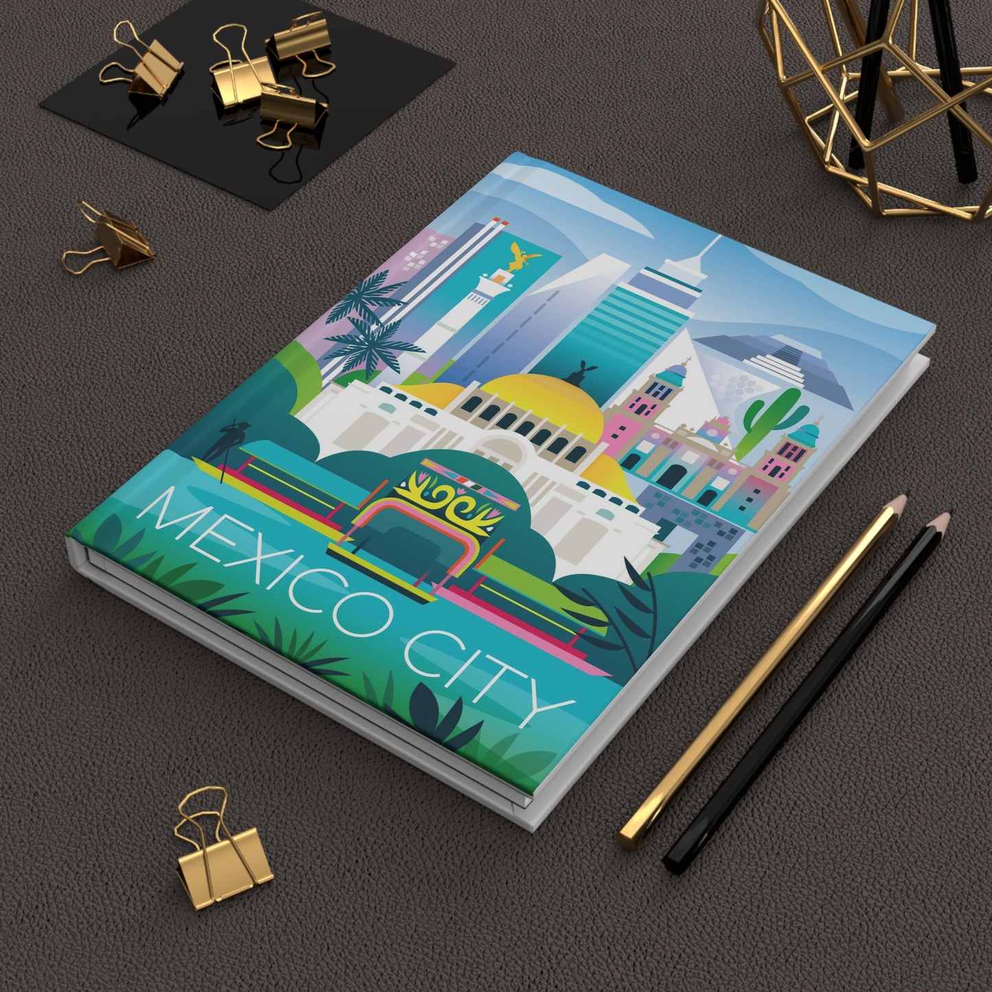 Mexiko-Stadt Hardcover-Tagebuch