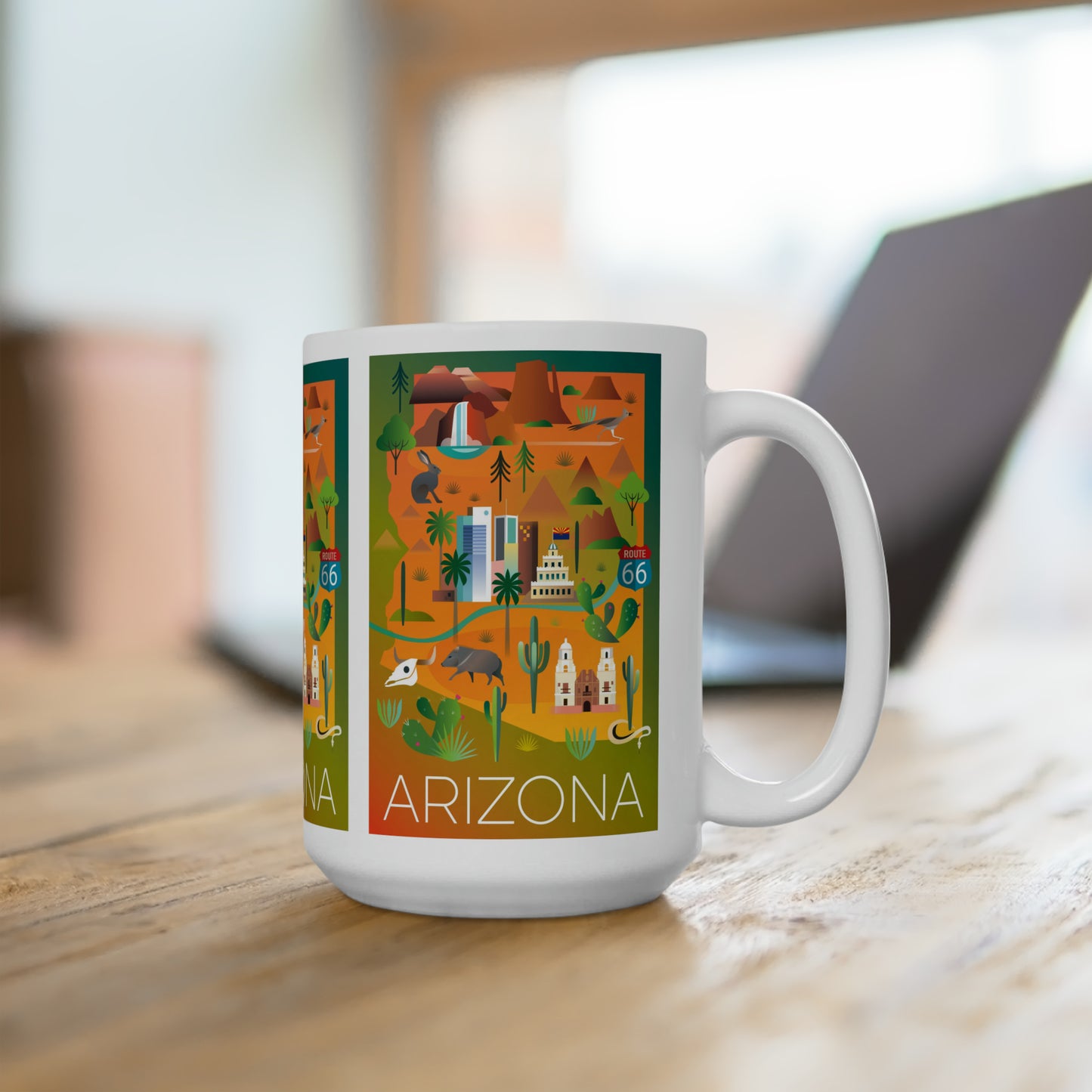 Tasse en céramique Arizona 11oz ou 15oz 