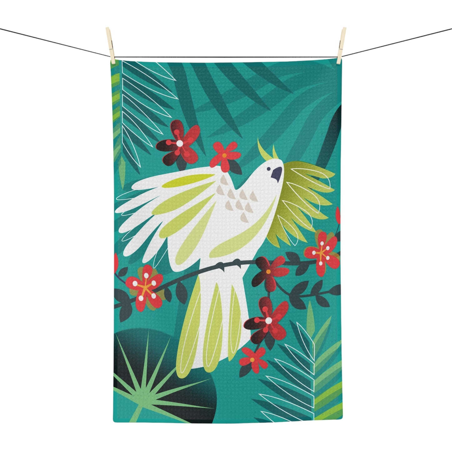 Parrot Tea Microfiber Tea Towel