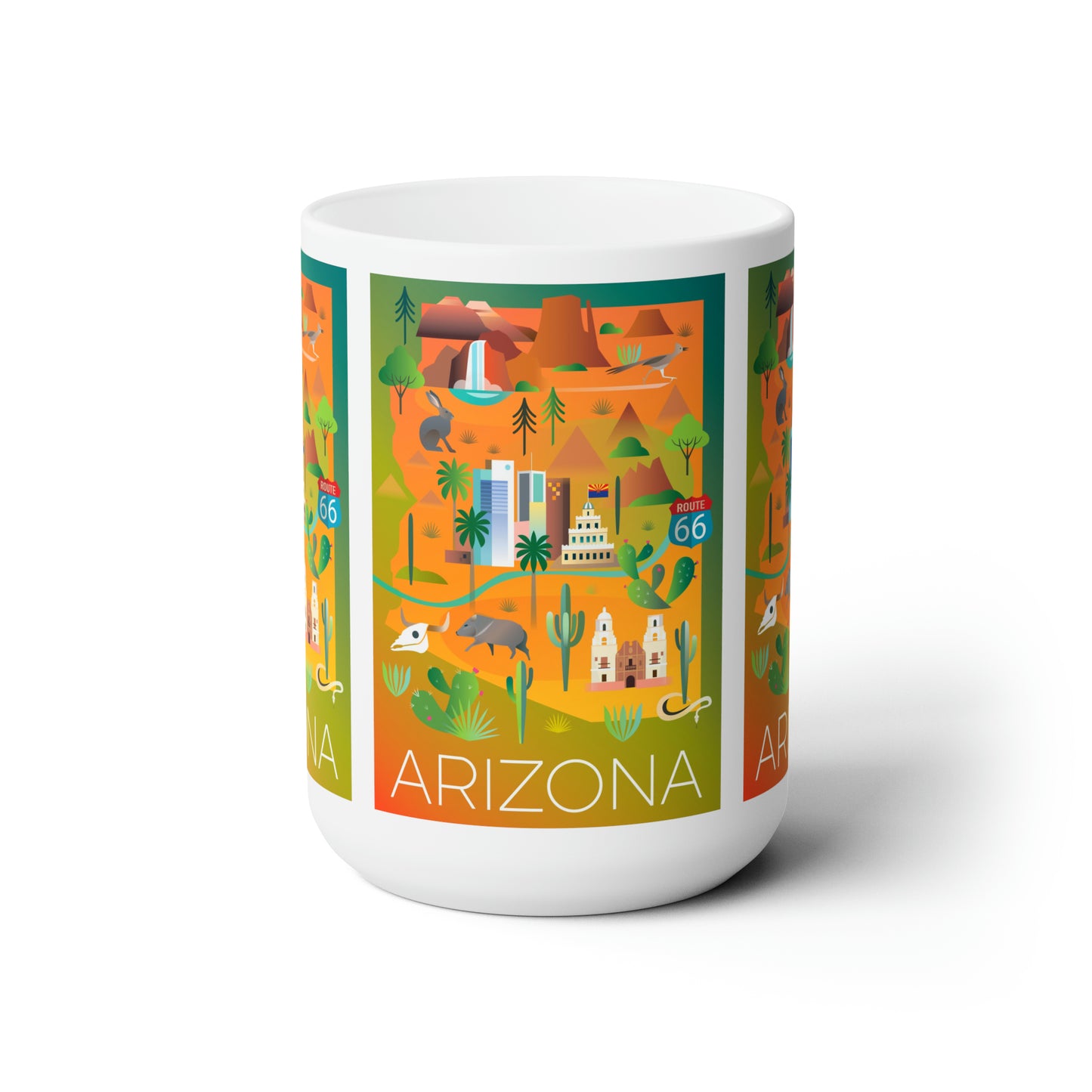 Arizona Keramiktasse 11oz oder 15oz 