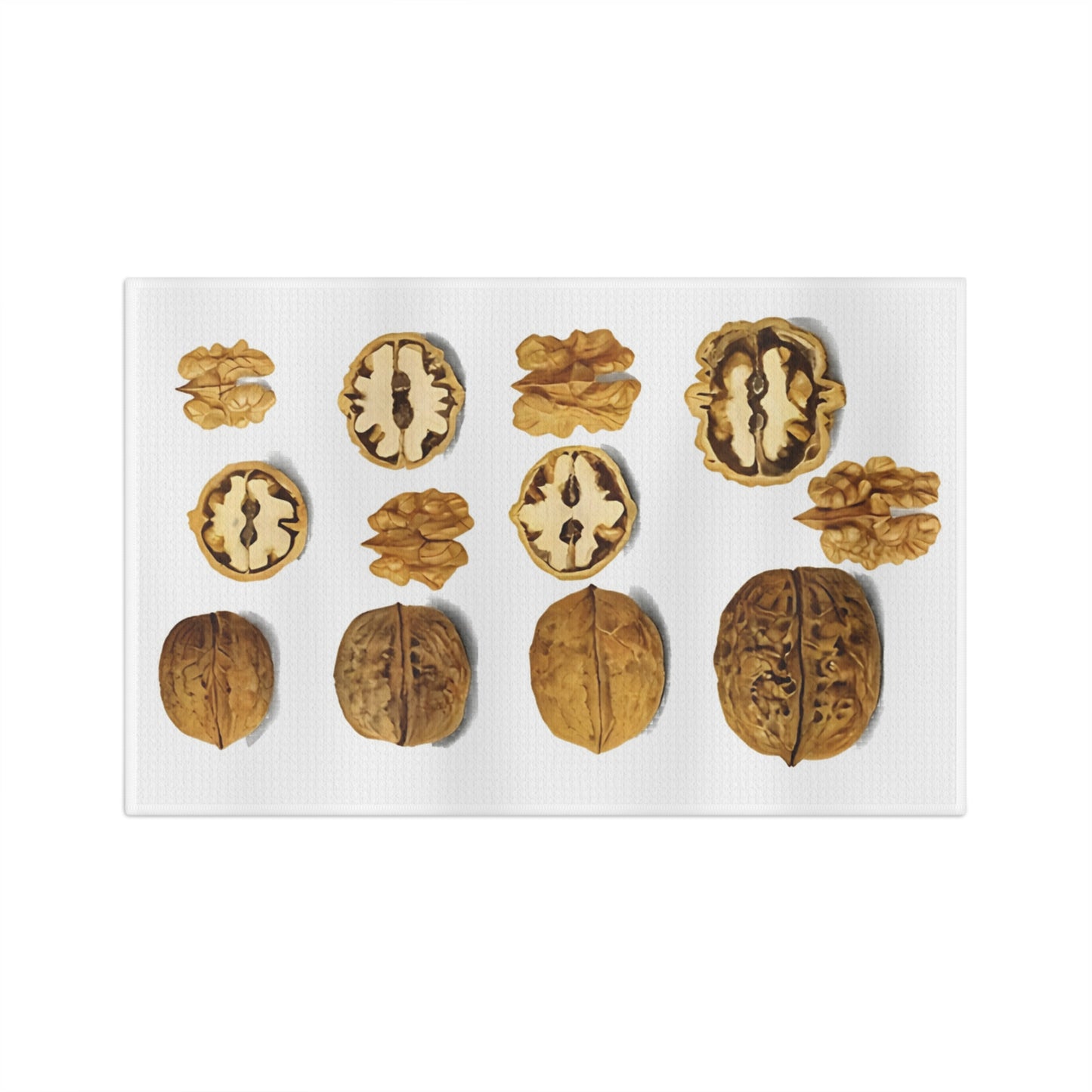 Walnut Vintage Botanical Microfiber Tea Towel