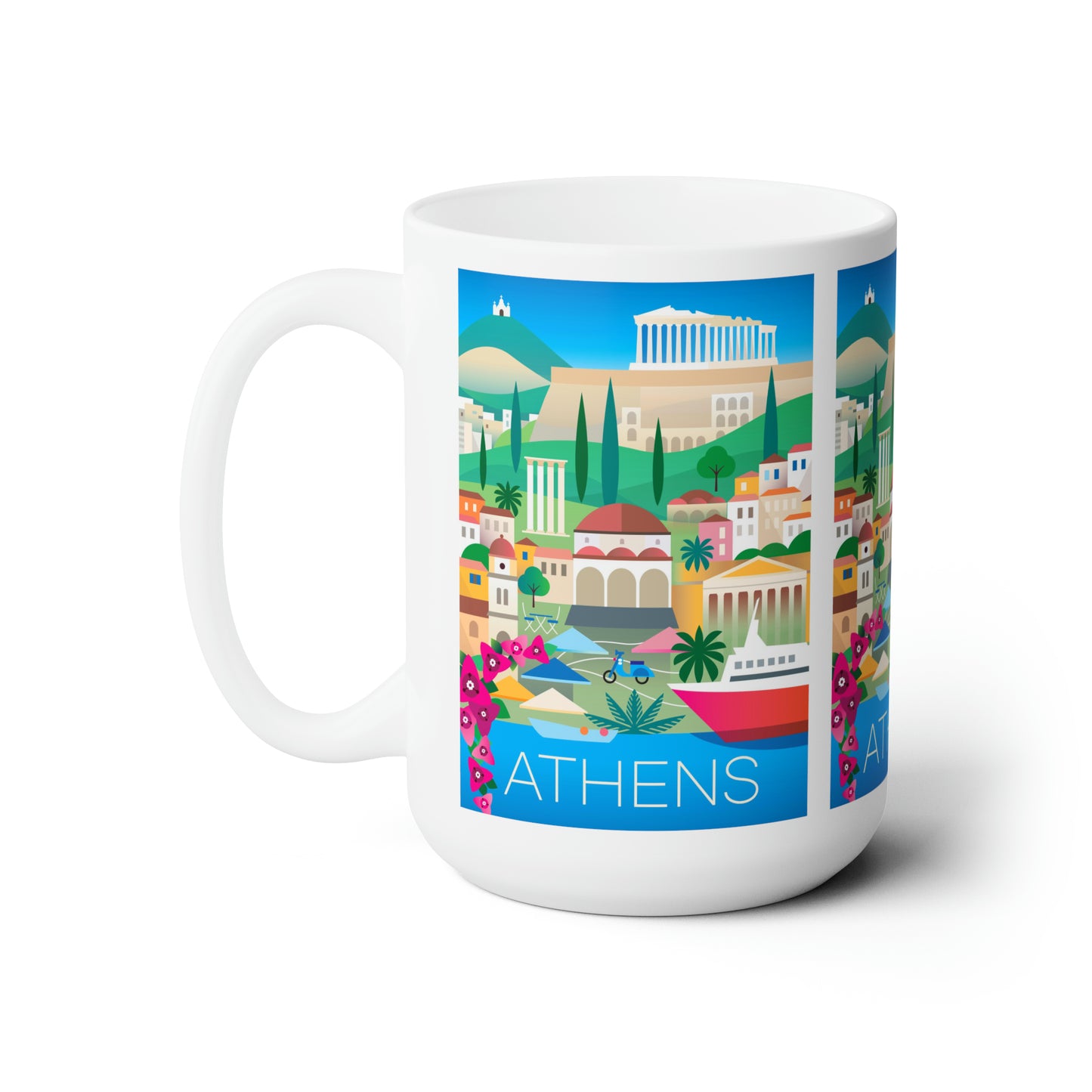 Athens Ceramic Mug 11oz or 15oz